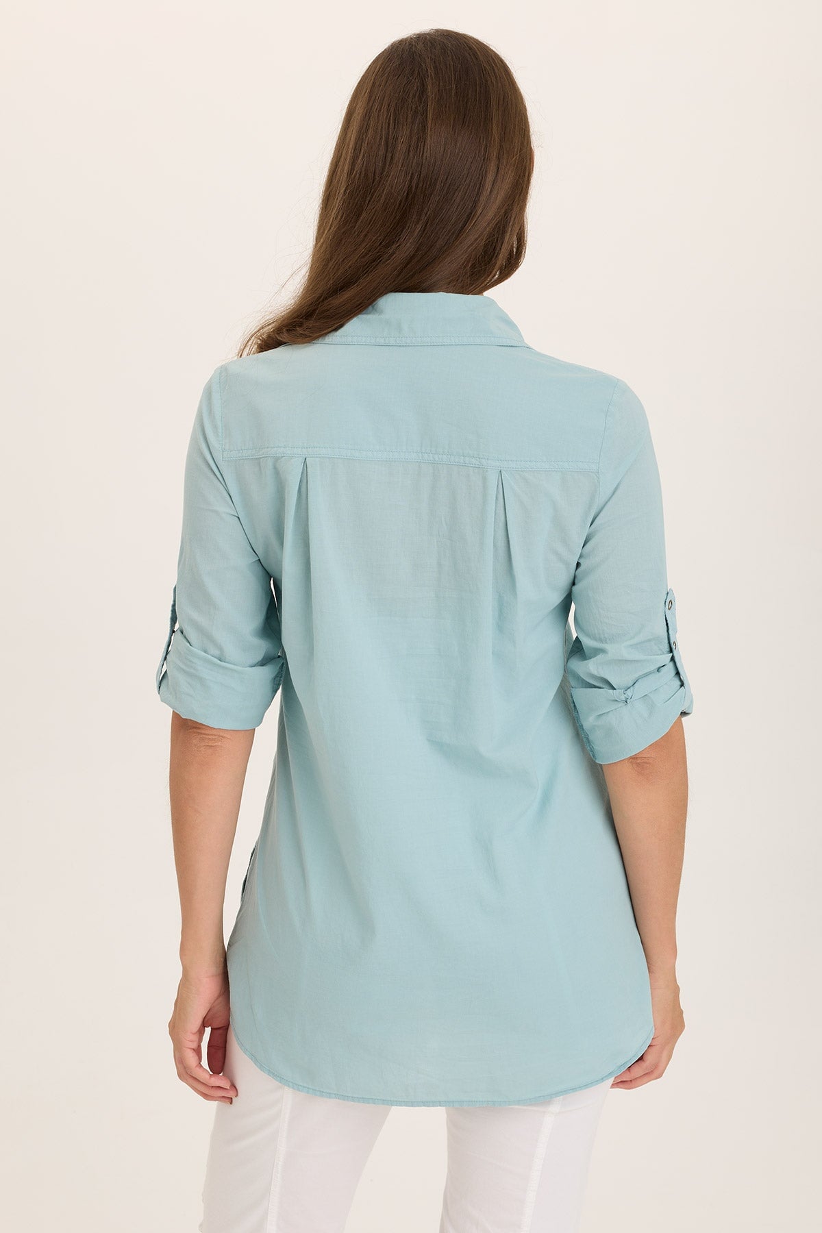 Wearables Reporter Soft Voile Button-Down Blouse