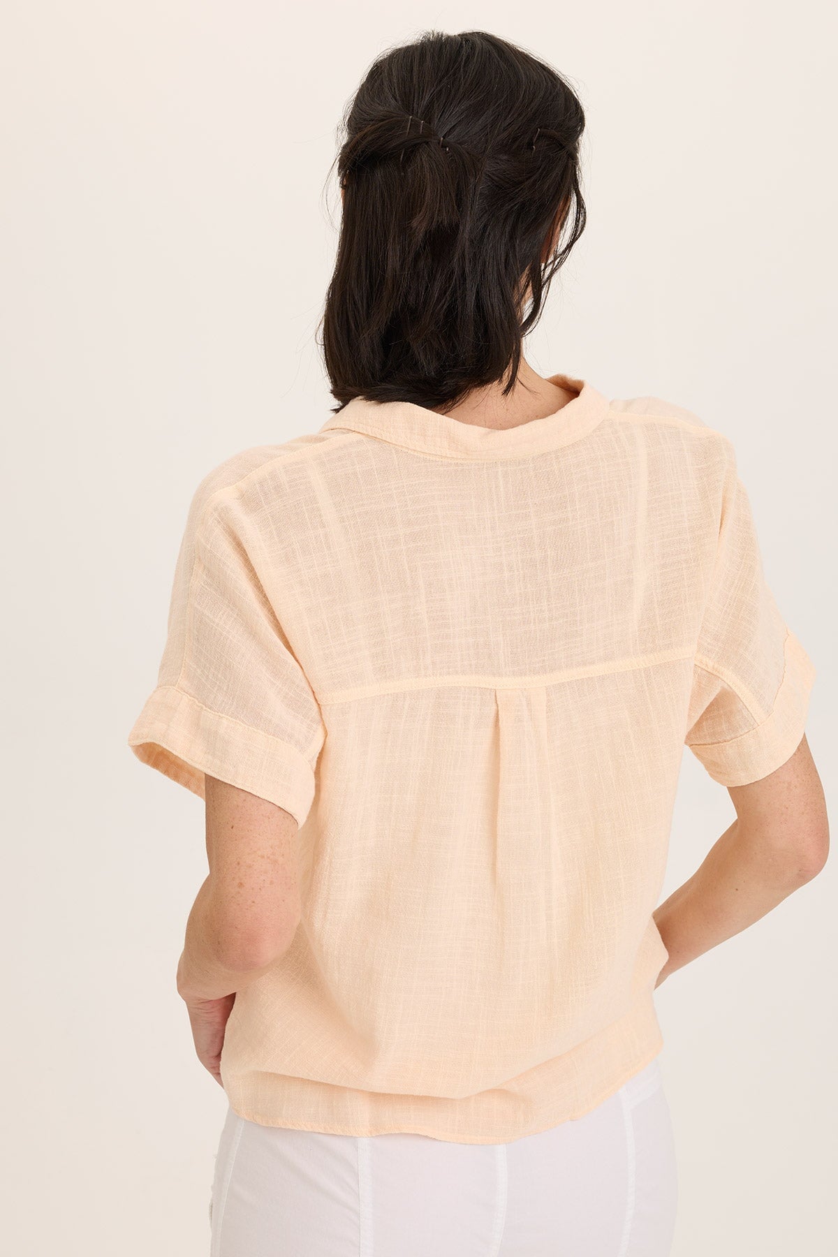 Wearables Teagan Gauze Tie-Up Top