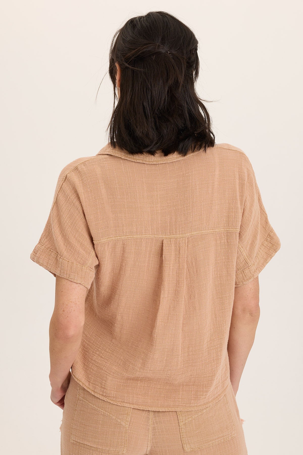 Wearables Teagan Gauze Tie-Up Top