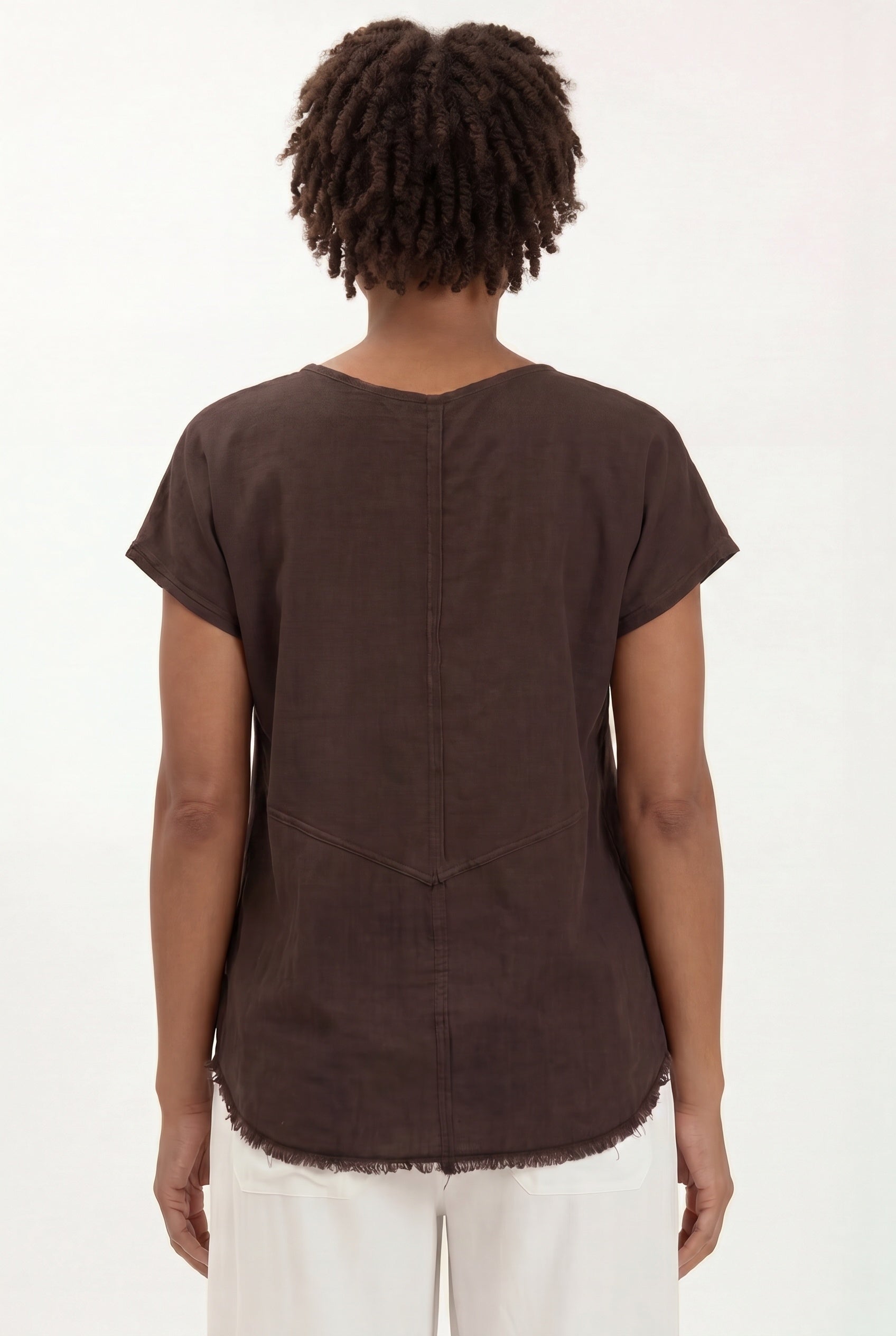 XCVI Rian Linen Short Sleeve Top