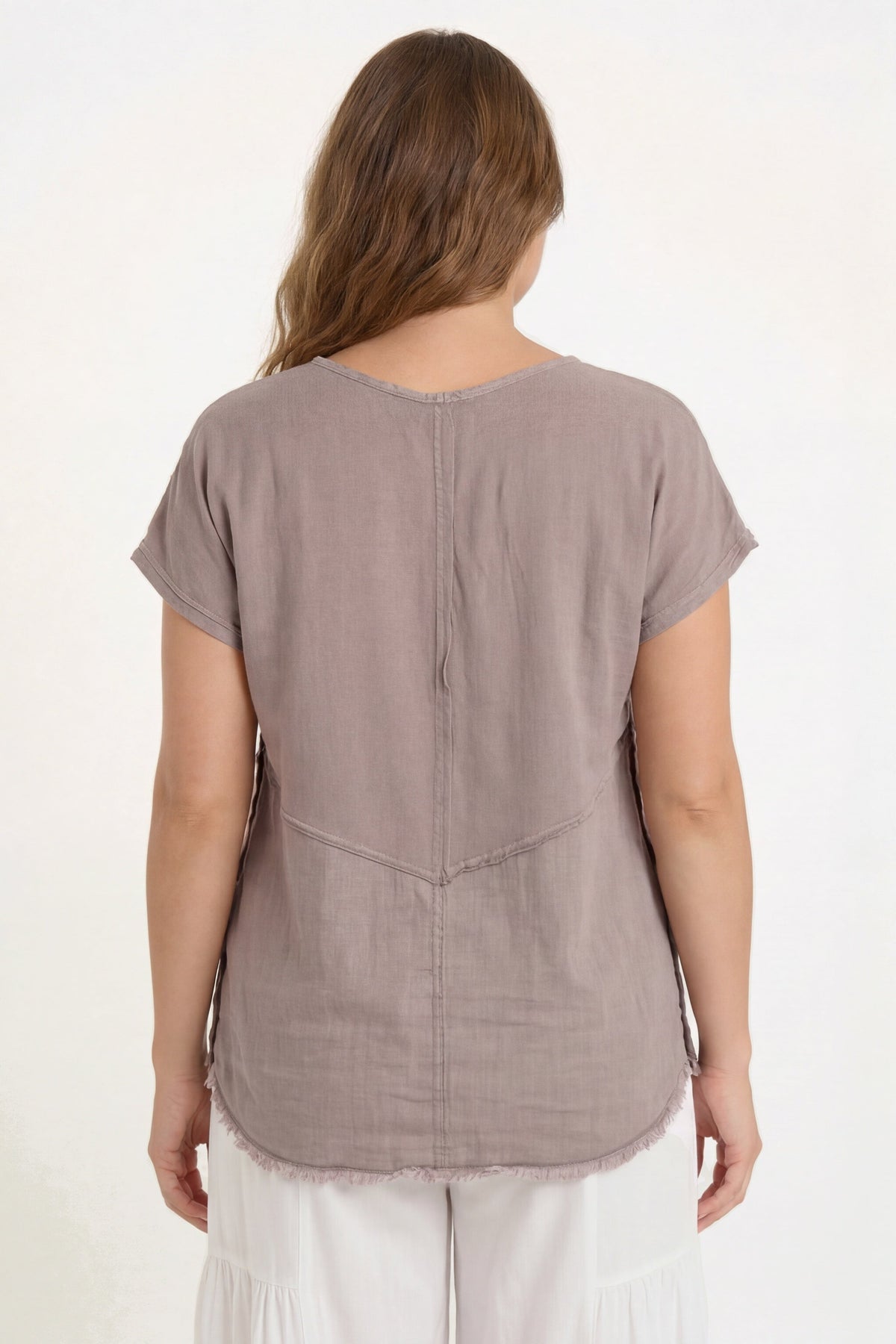 XCVI Rian Linen Short Sleeve Top
