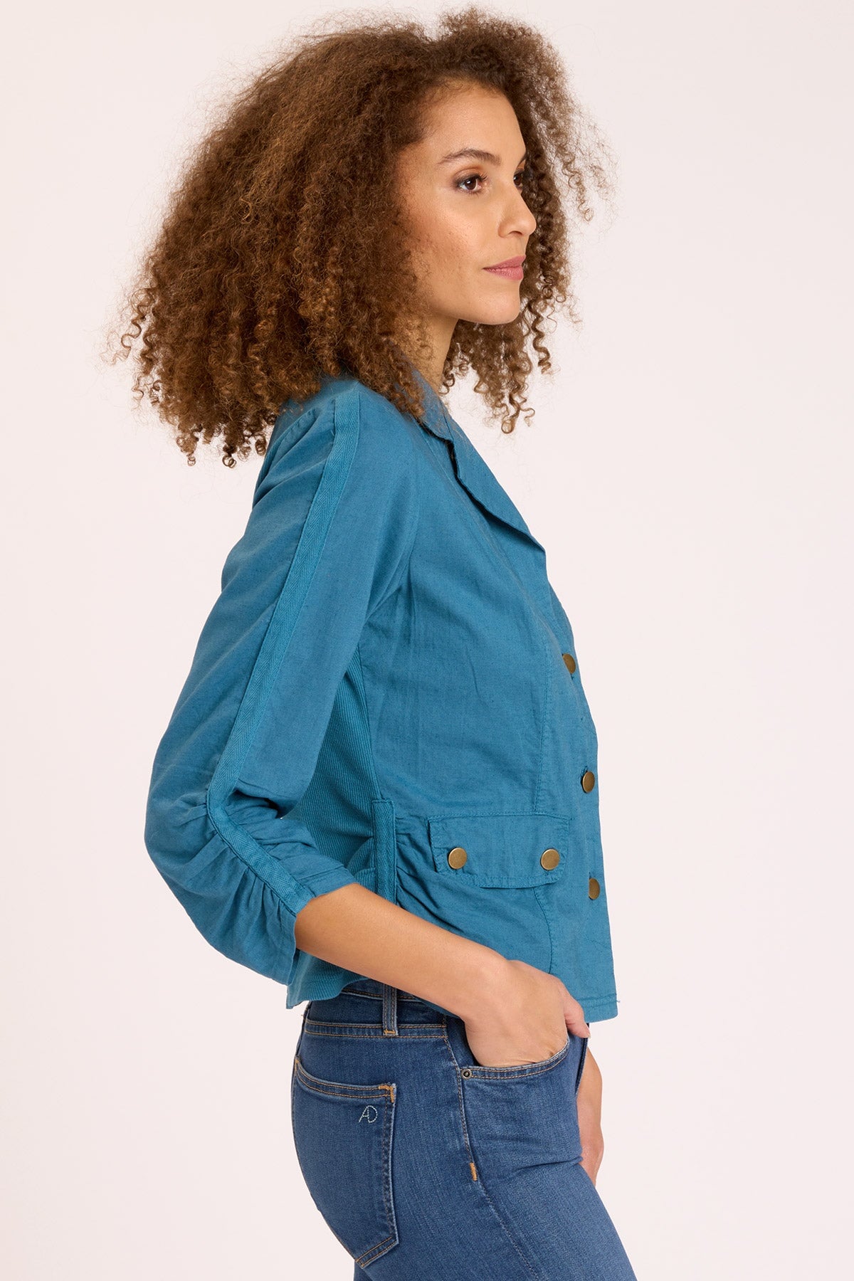 Wearables Linen Folksy Jacket