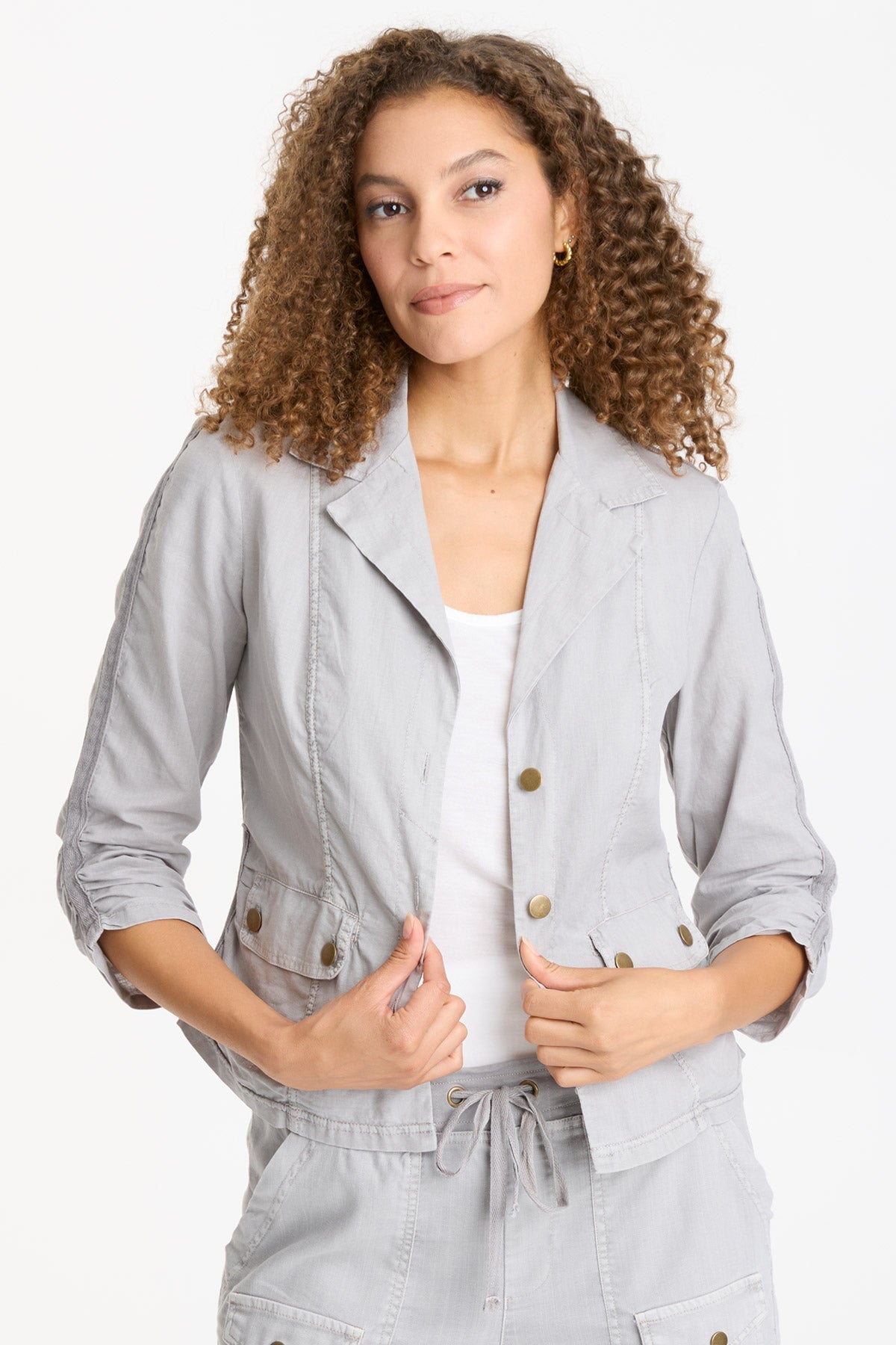 Wearables Linen Folksy Jacket