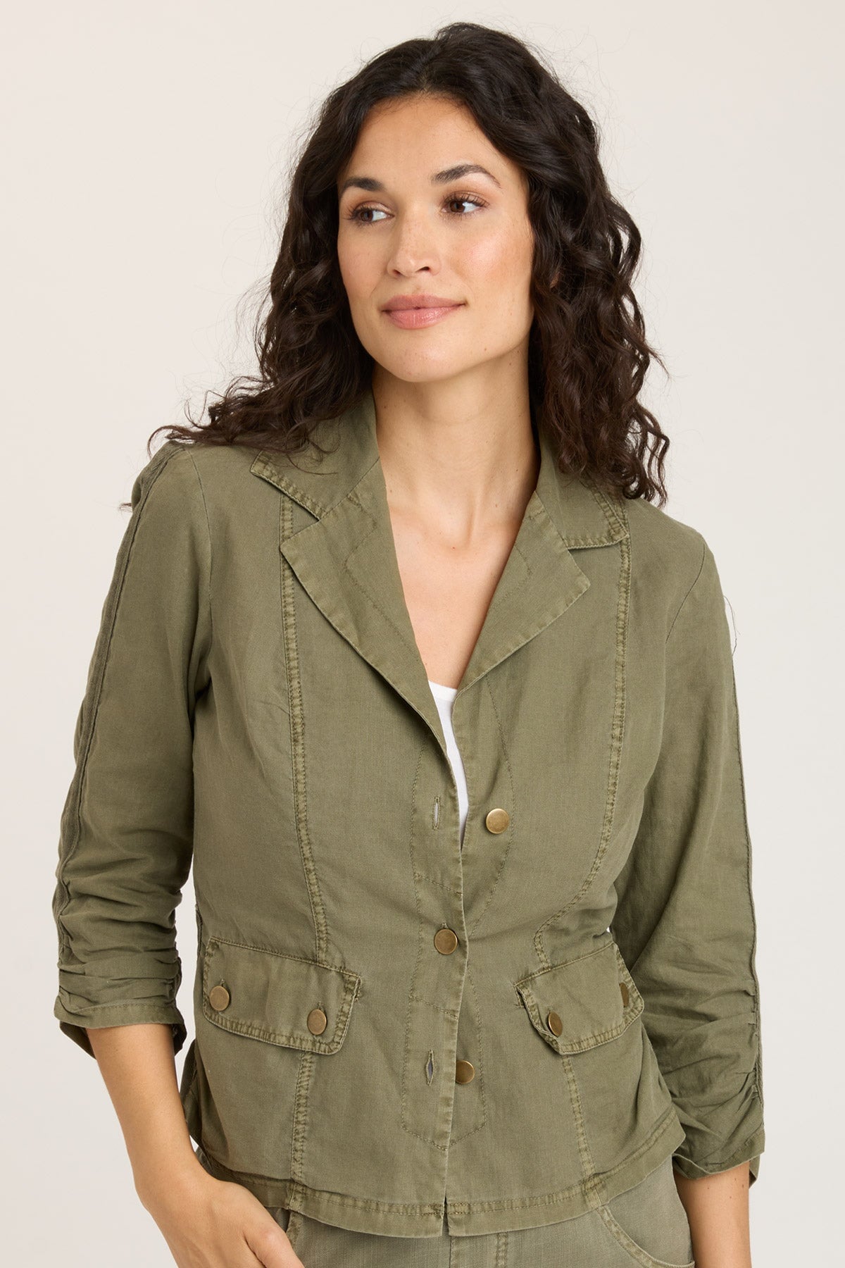 Wearables Linen Folksy Jacket