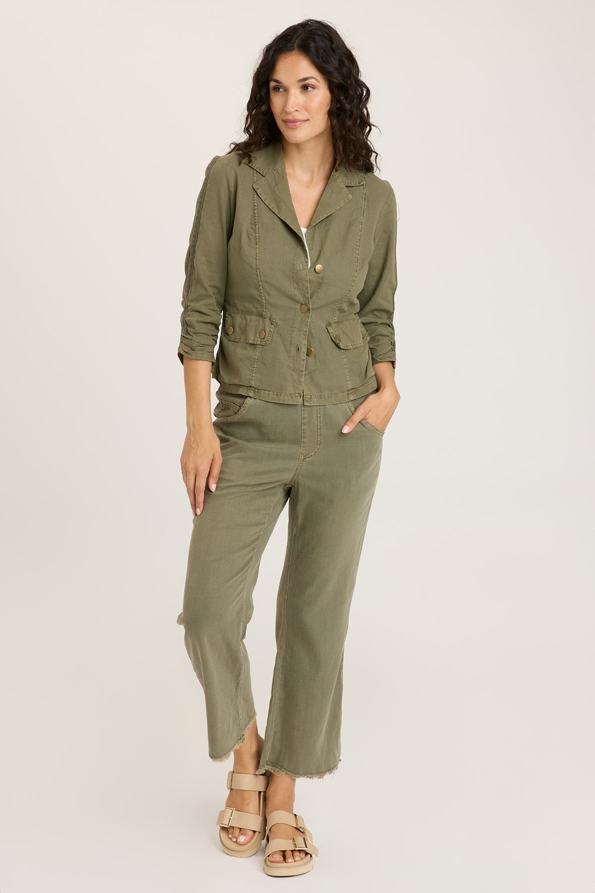 Wearables Linen Folksy Jacket