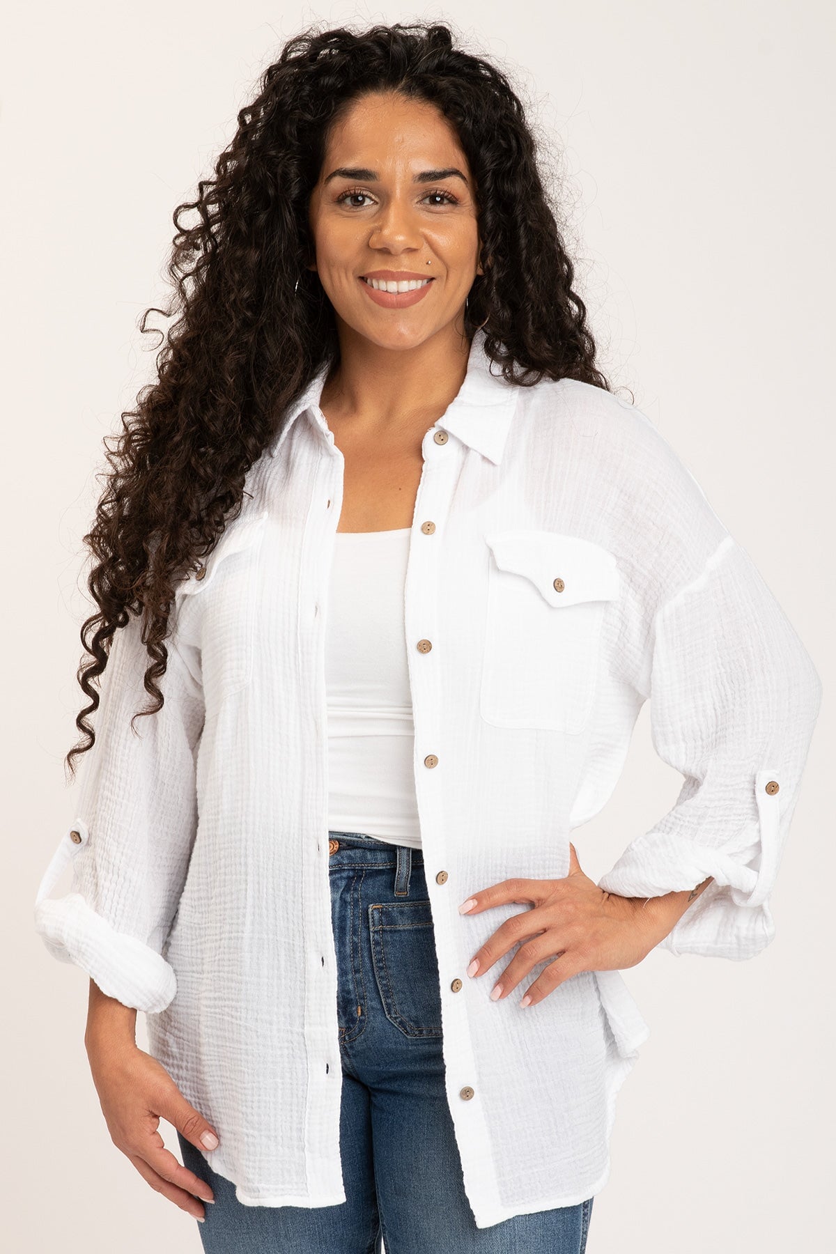 XCVI Wendell Button-Up