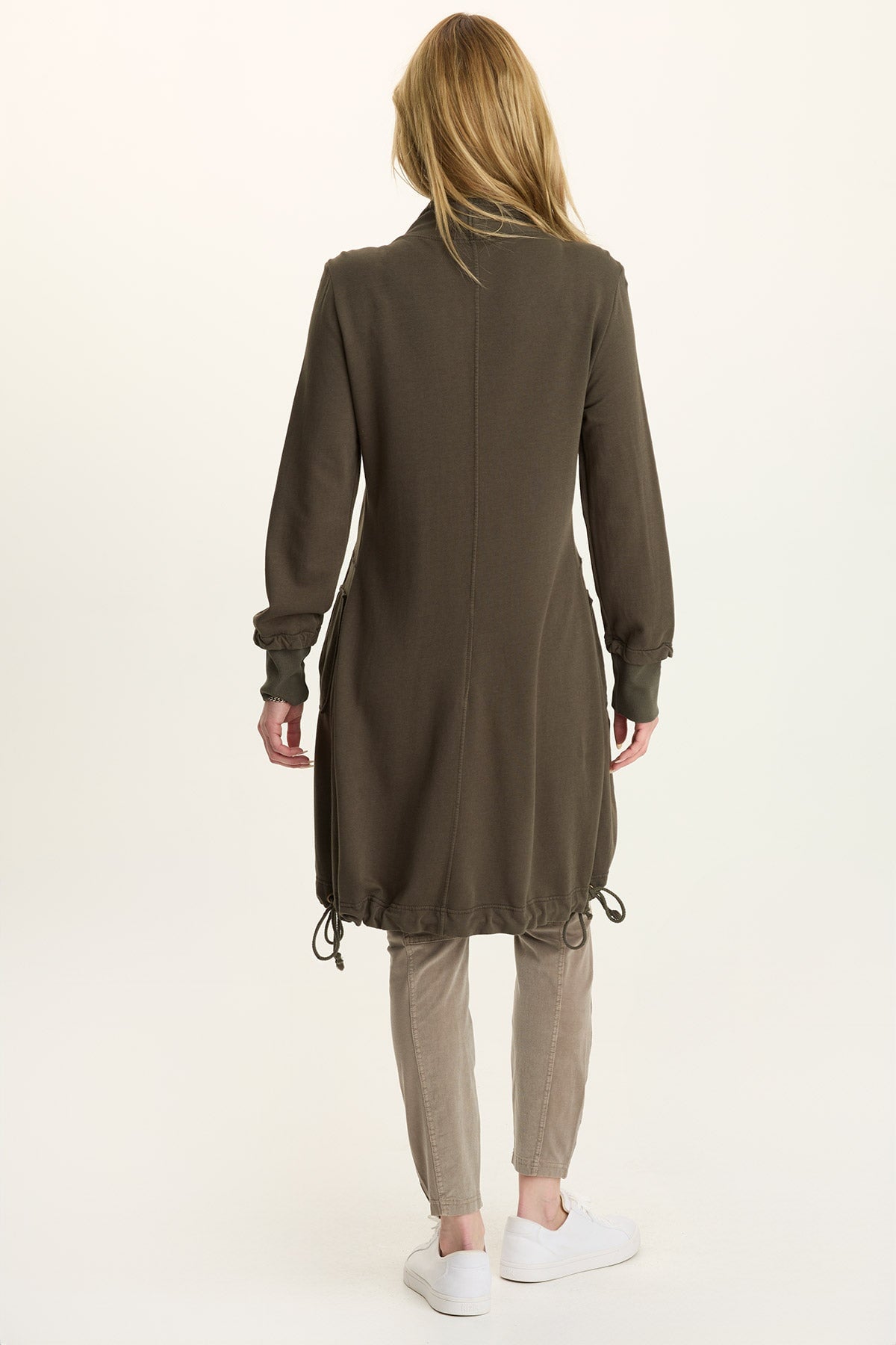 Wearables Fleece Longline Cinchable Jacket-Dress