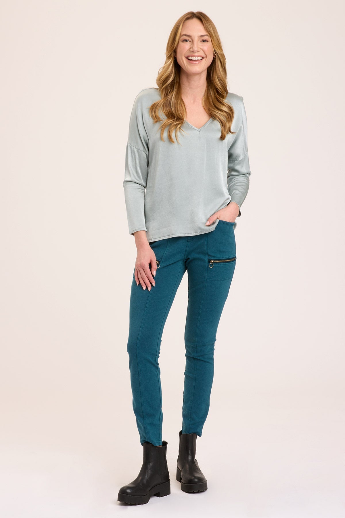 XCVI Bauer V-Neck Top