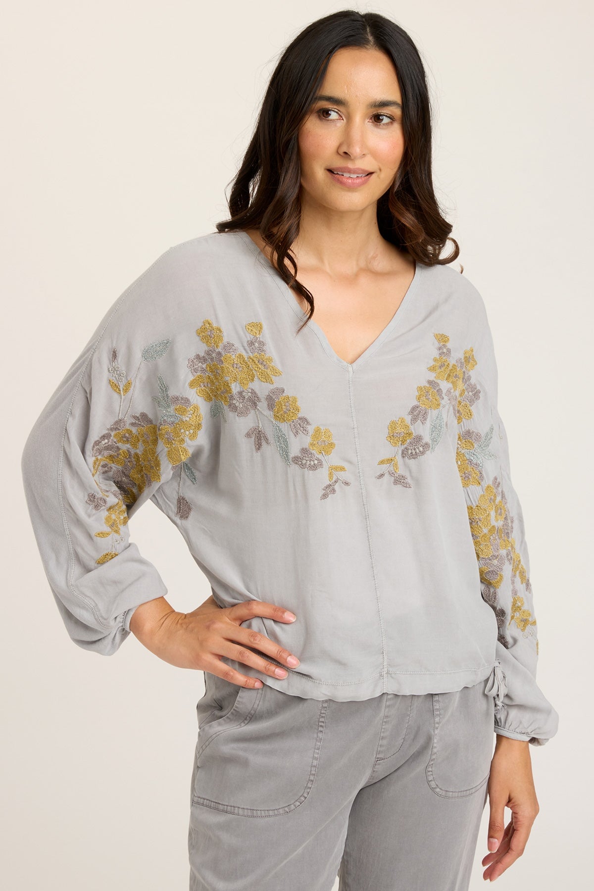 XCVI Pernille V-Neck Top