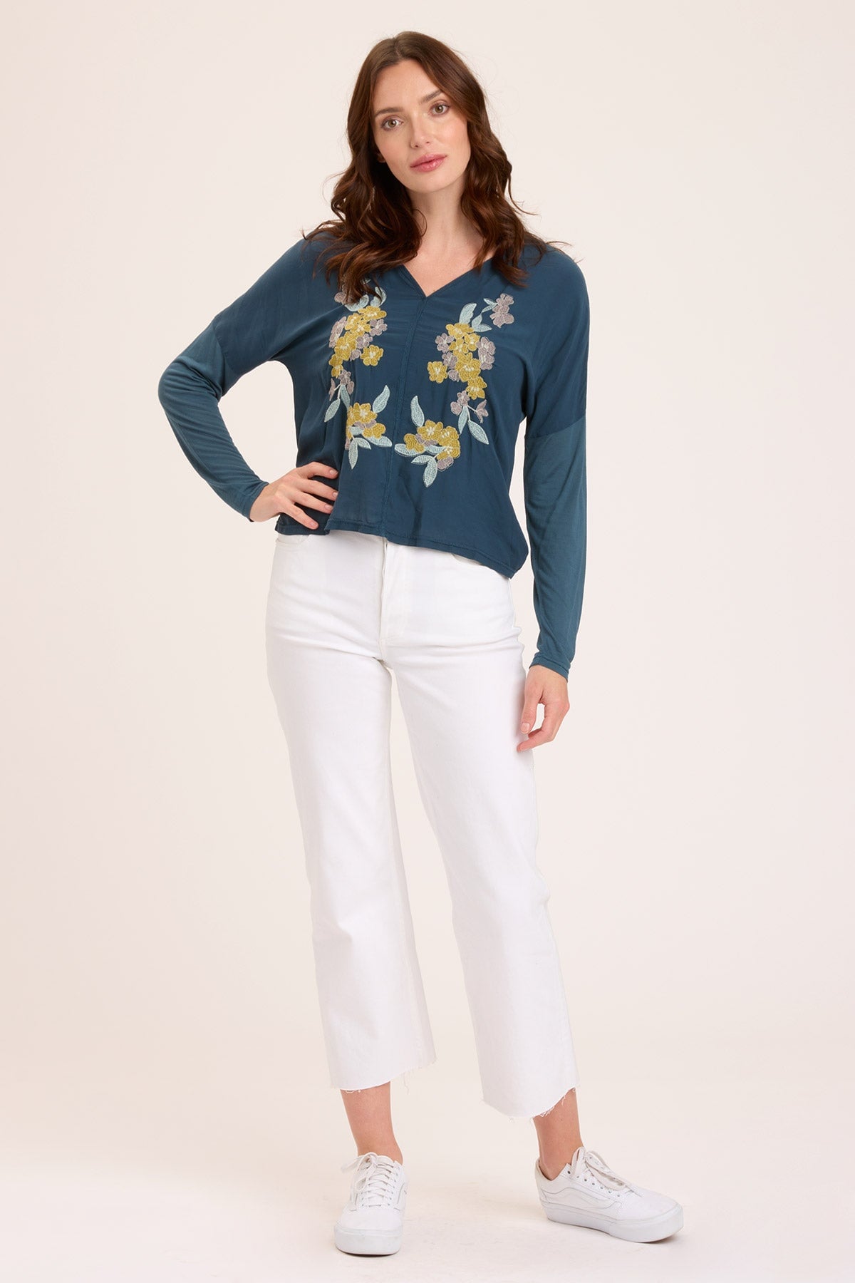 XCVI Landaff V-Neck Top