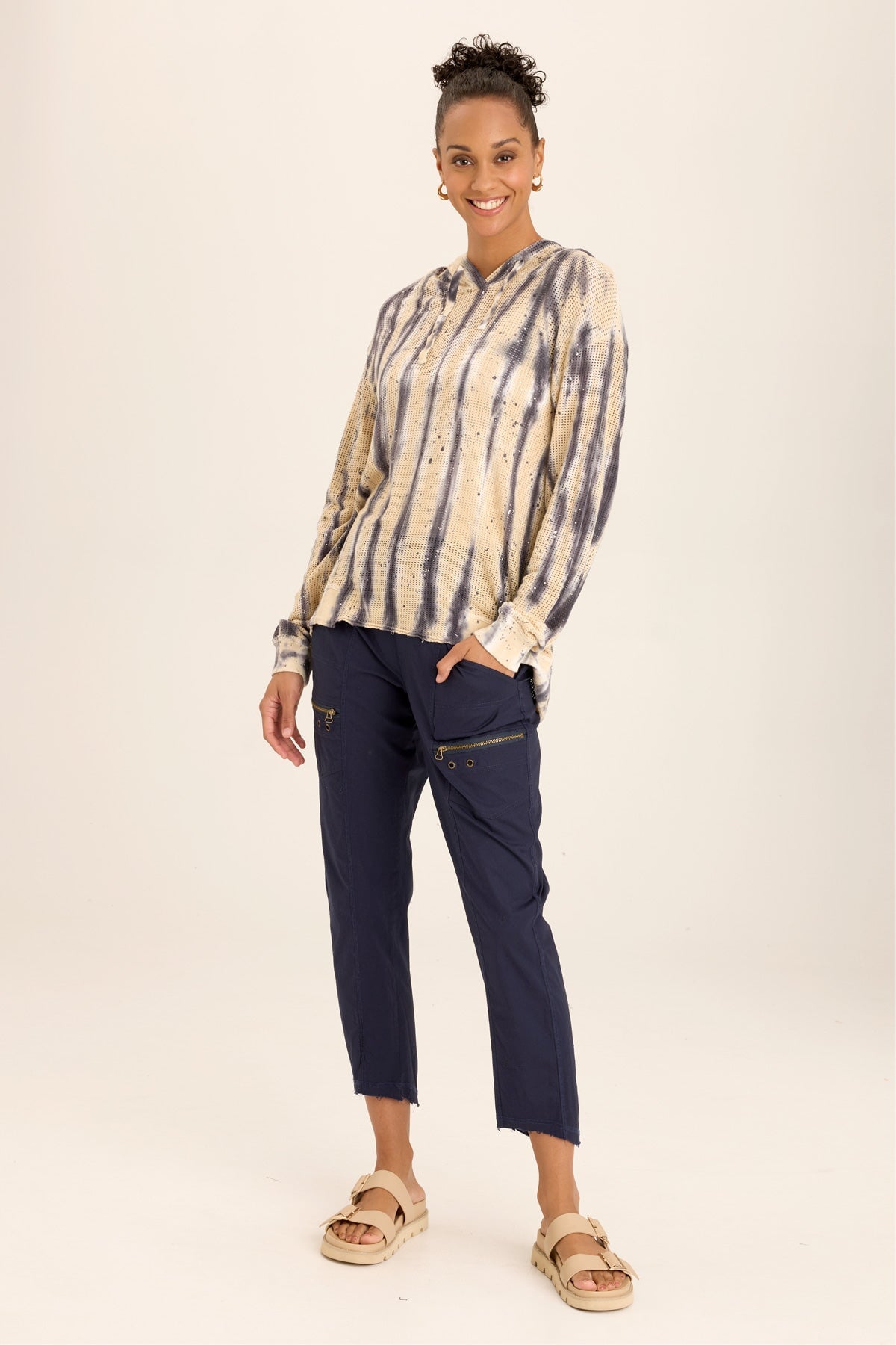 Wearables Sidel Mesh Lounge Hoodie