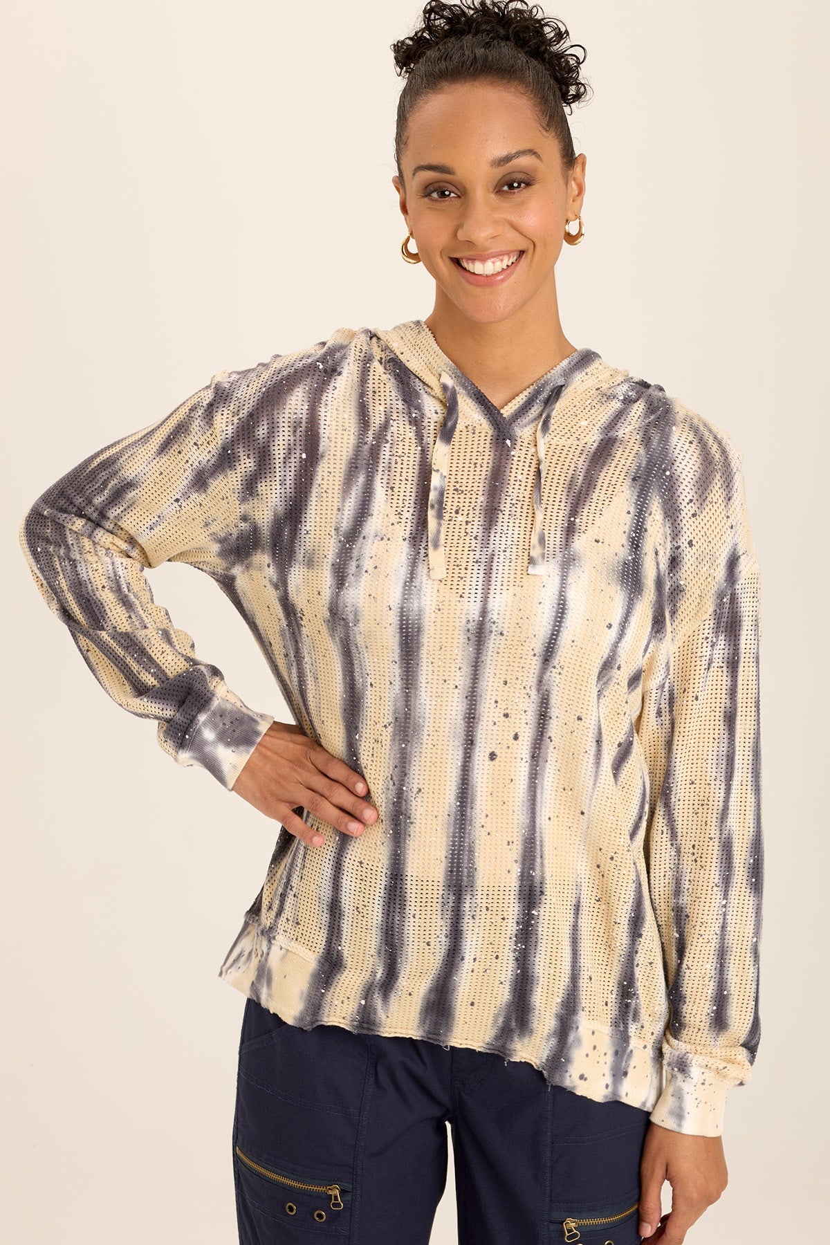 Wearables Sidel Mesh Lounge Hoodie