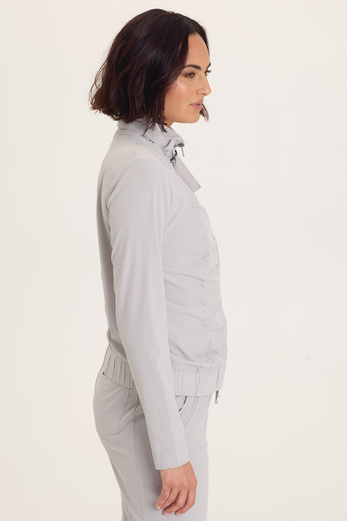 Wearables Momentum Whisper Stretch Ruched Active Jacket