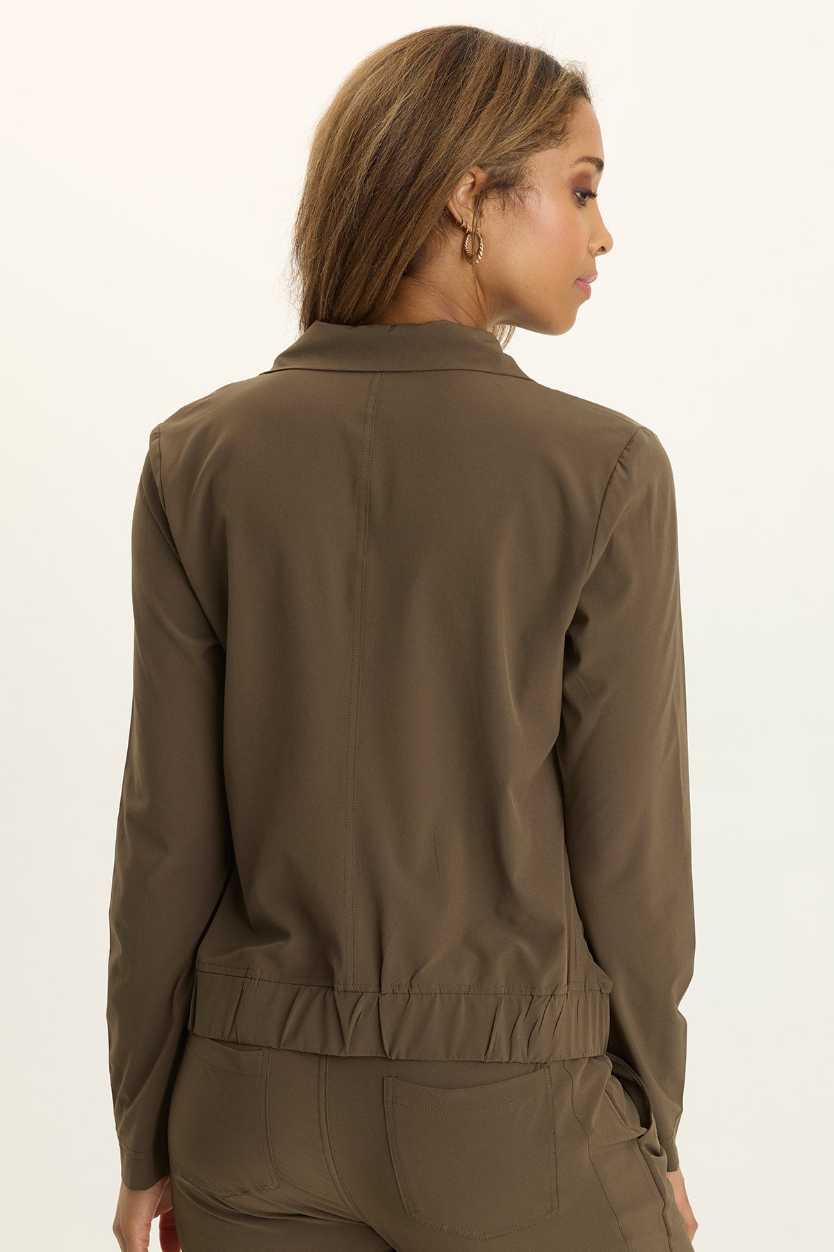 Wearables Momentum Whisper Stretch Ruched Active Jacket 