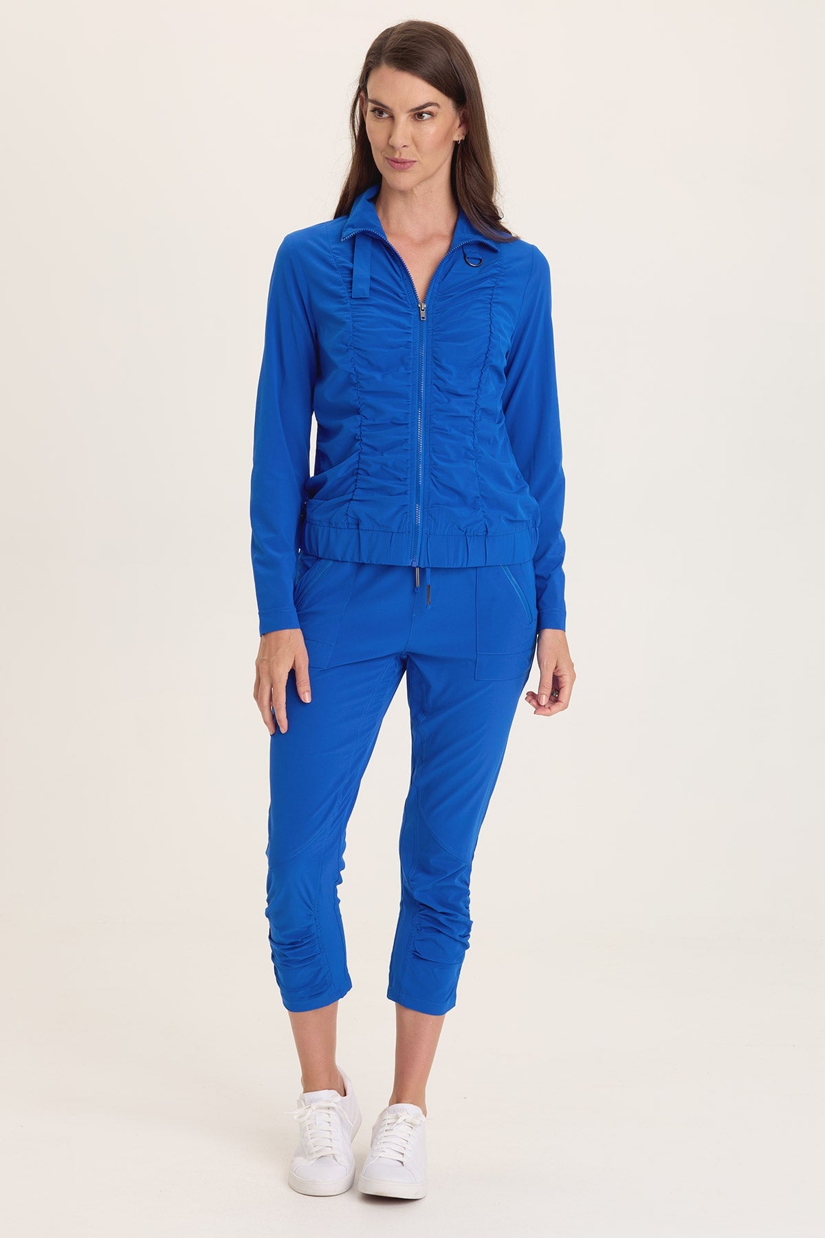 Wearables Momentum Whisper Stretch Ruched Active Jacket