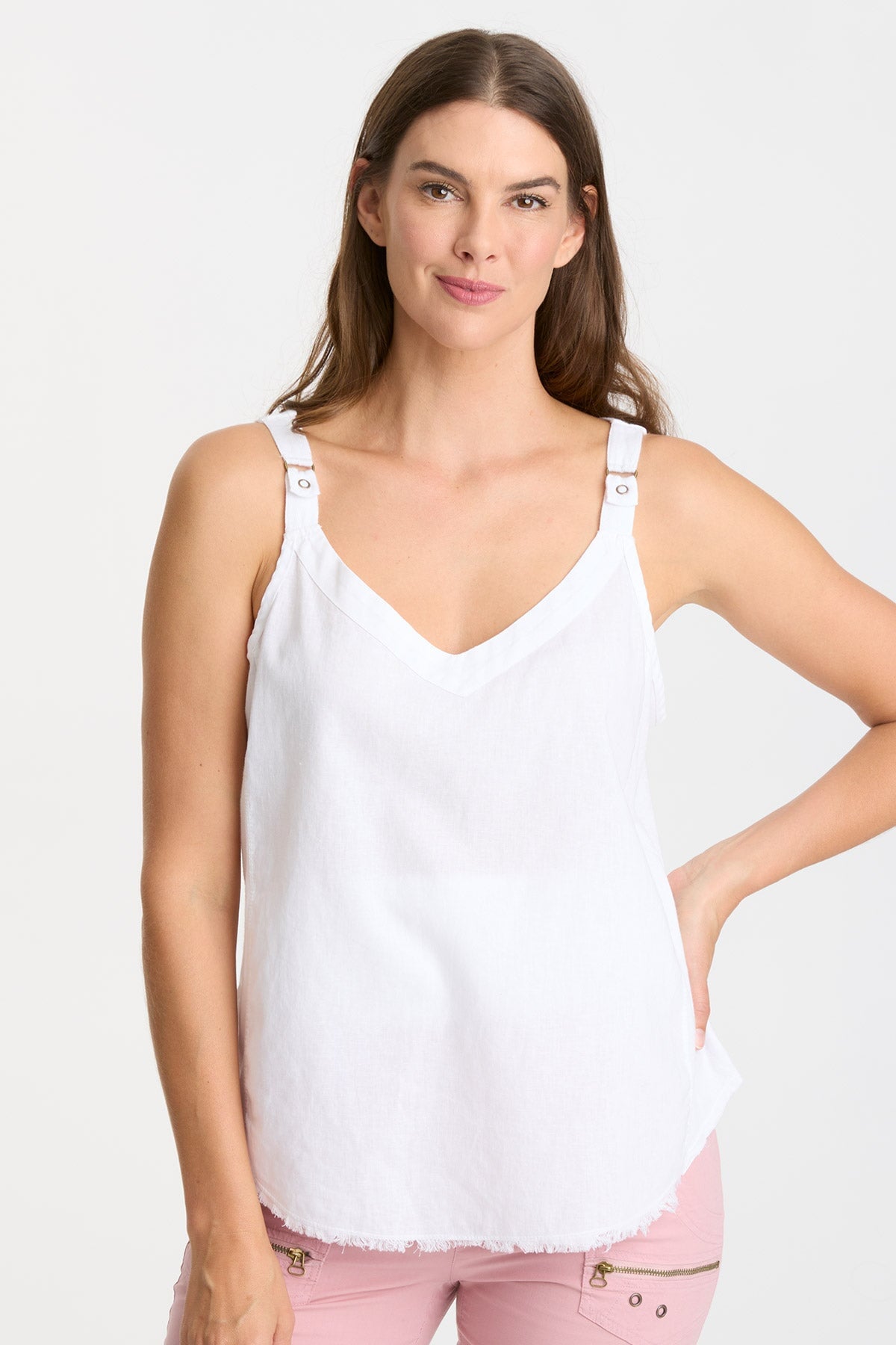 Wearables Linen Theroux Tank