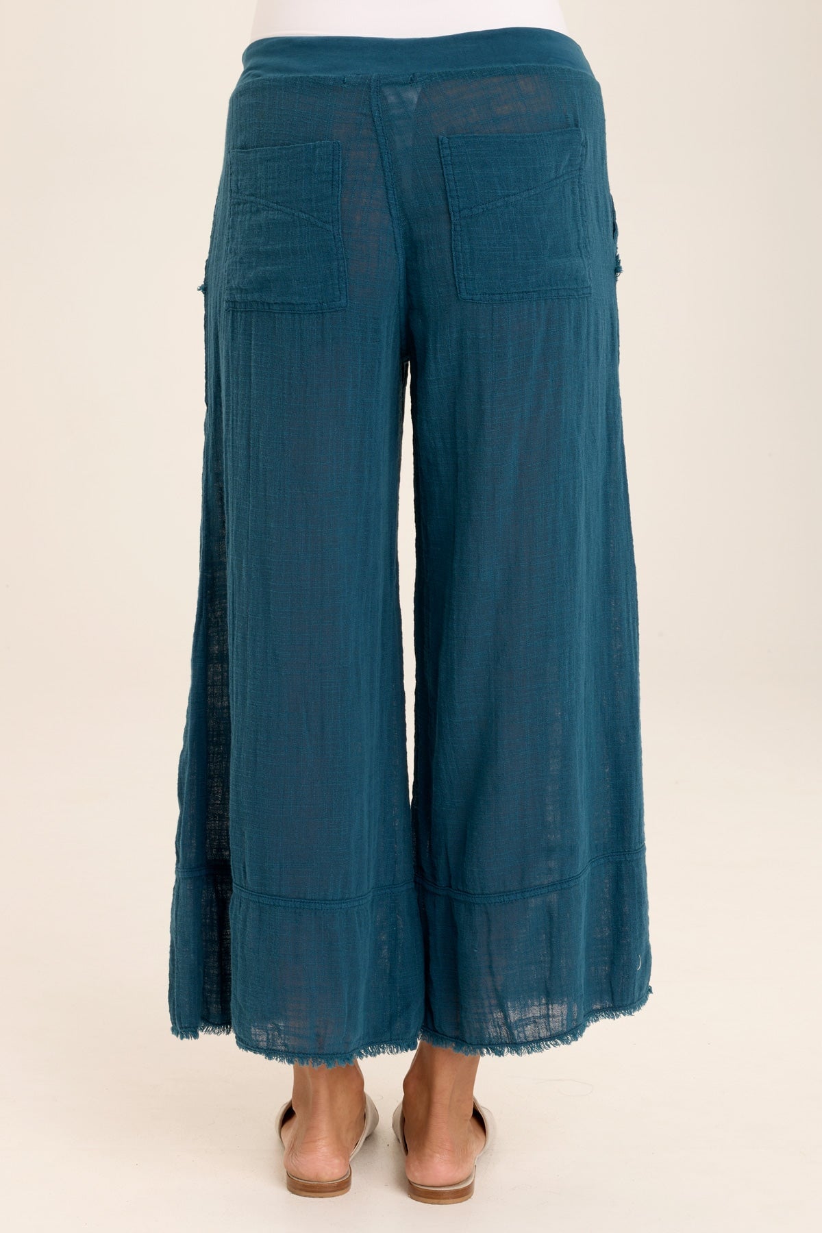Wearables Ace Distressed Wide Leg Crop