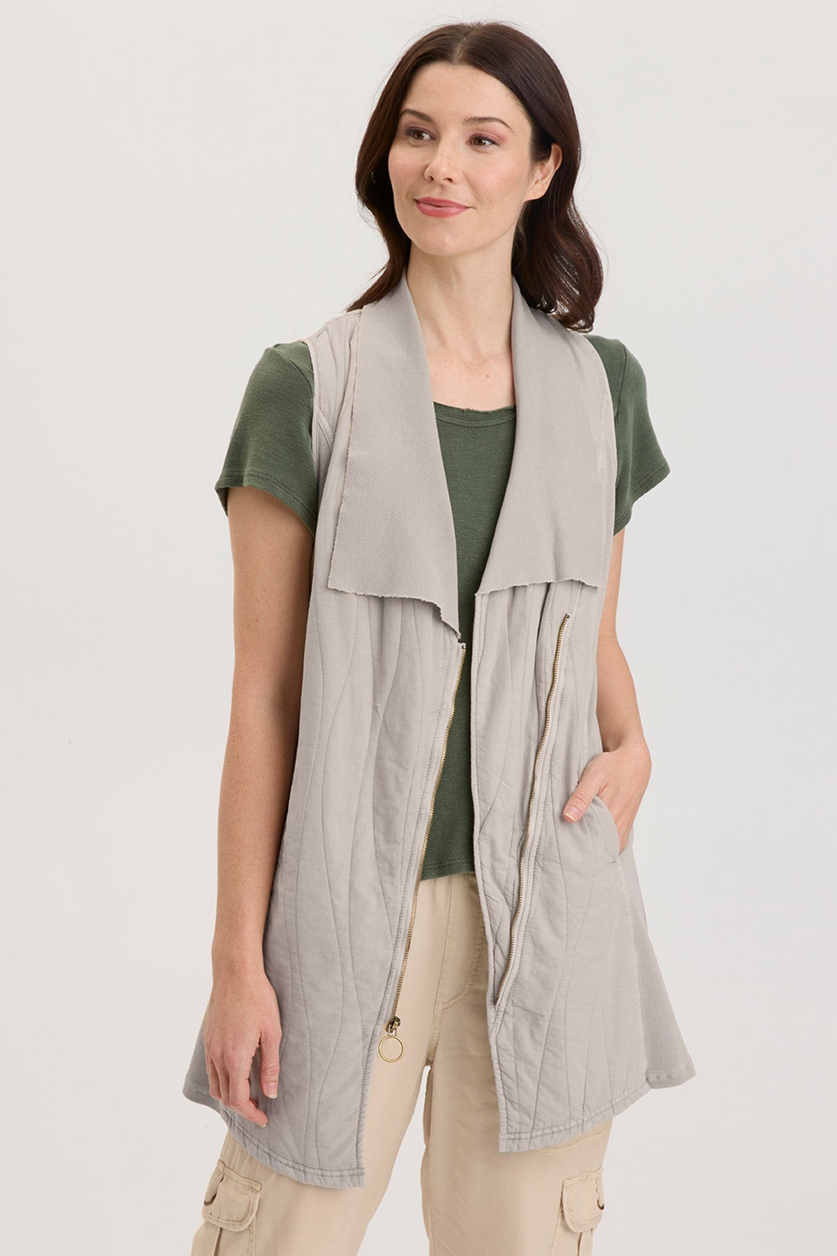 XCVI Oldrich Quilted Vesṭ