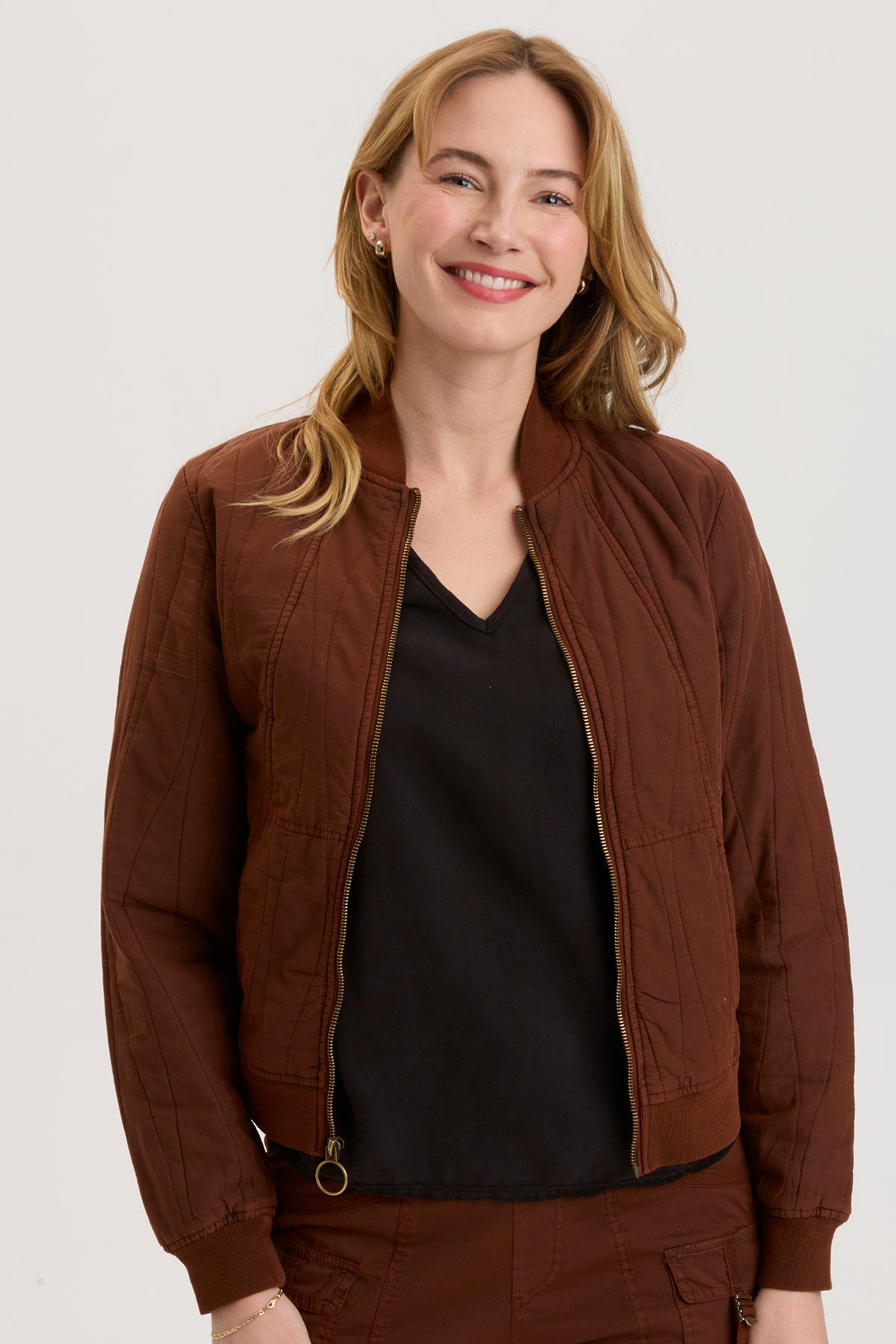 XCVI Hurston Quilted Bomber