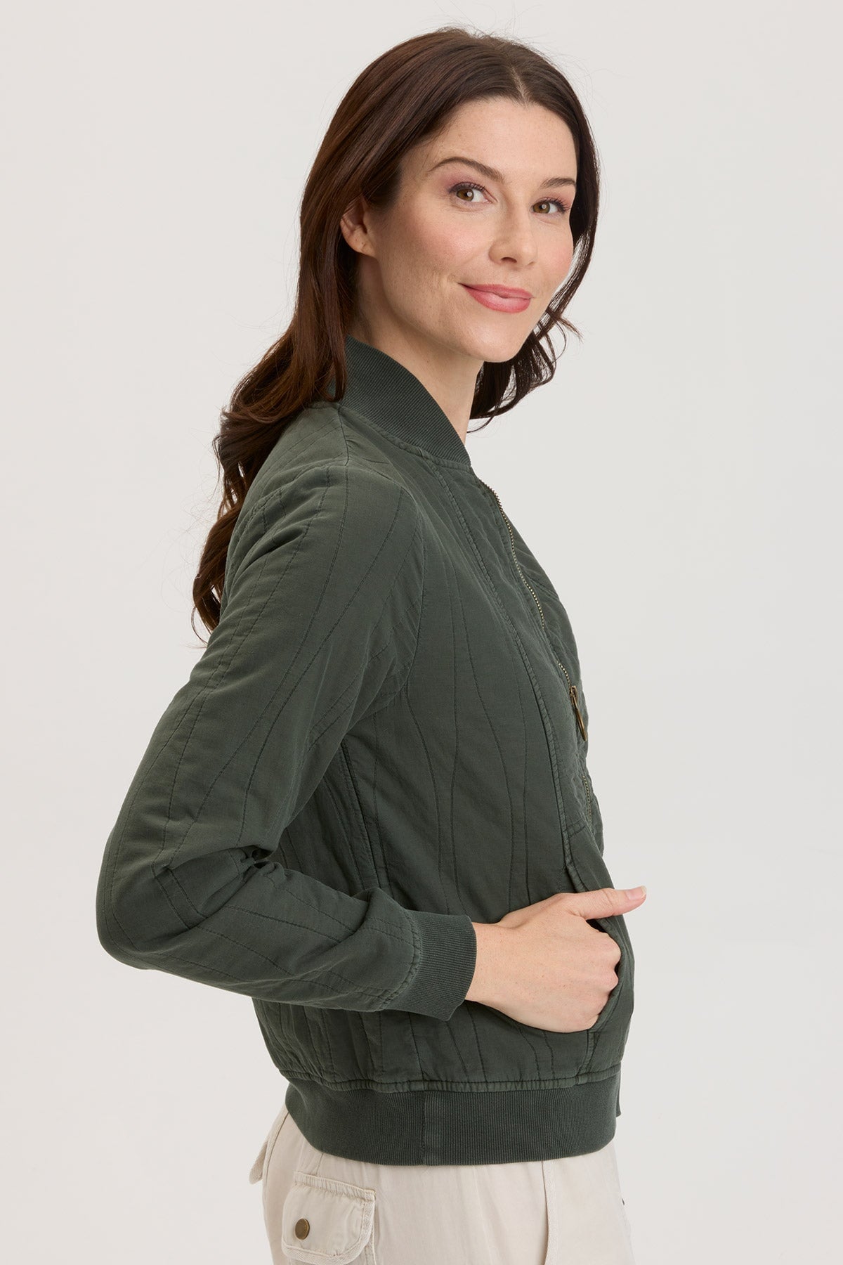 XCVI Hurston Quilted Bomber