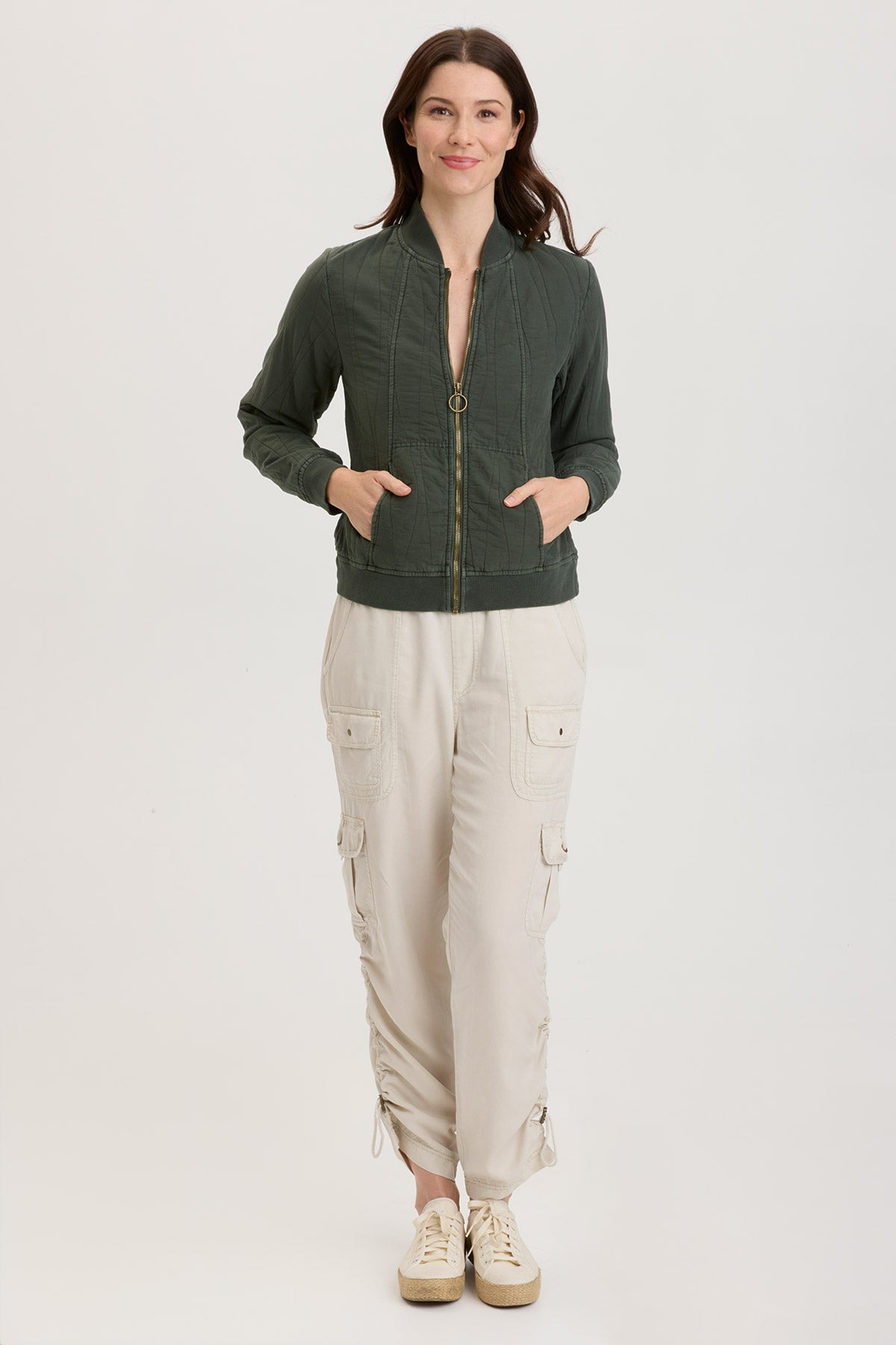 XCVI Hurston Quilted Bomber