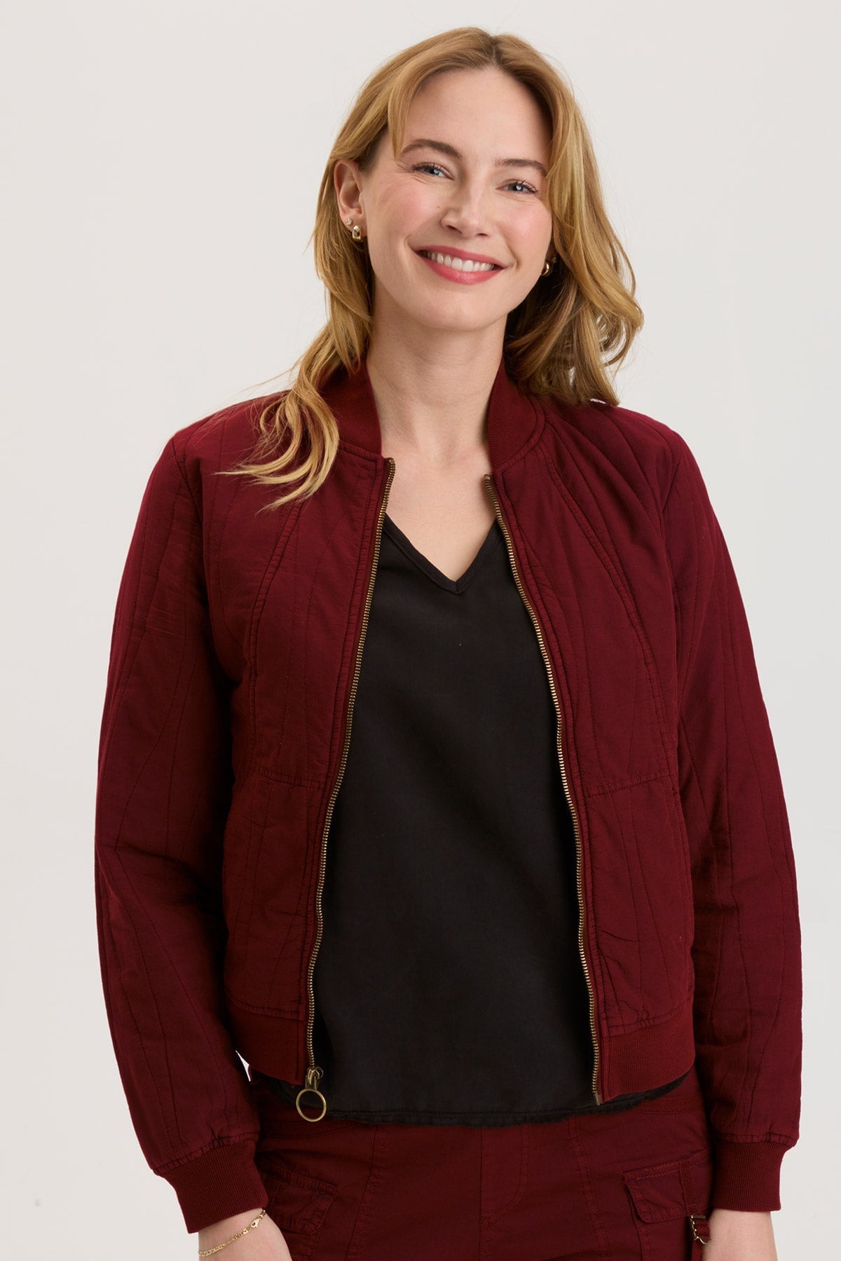 XCVI Hurston Quilted Bomber