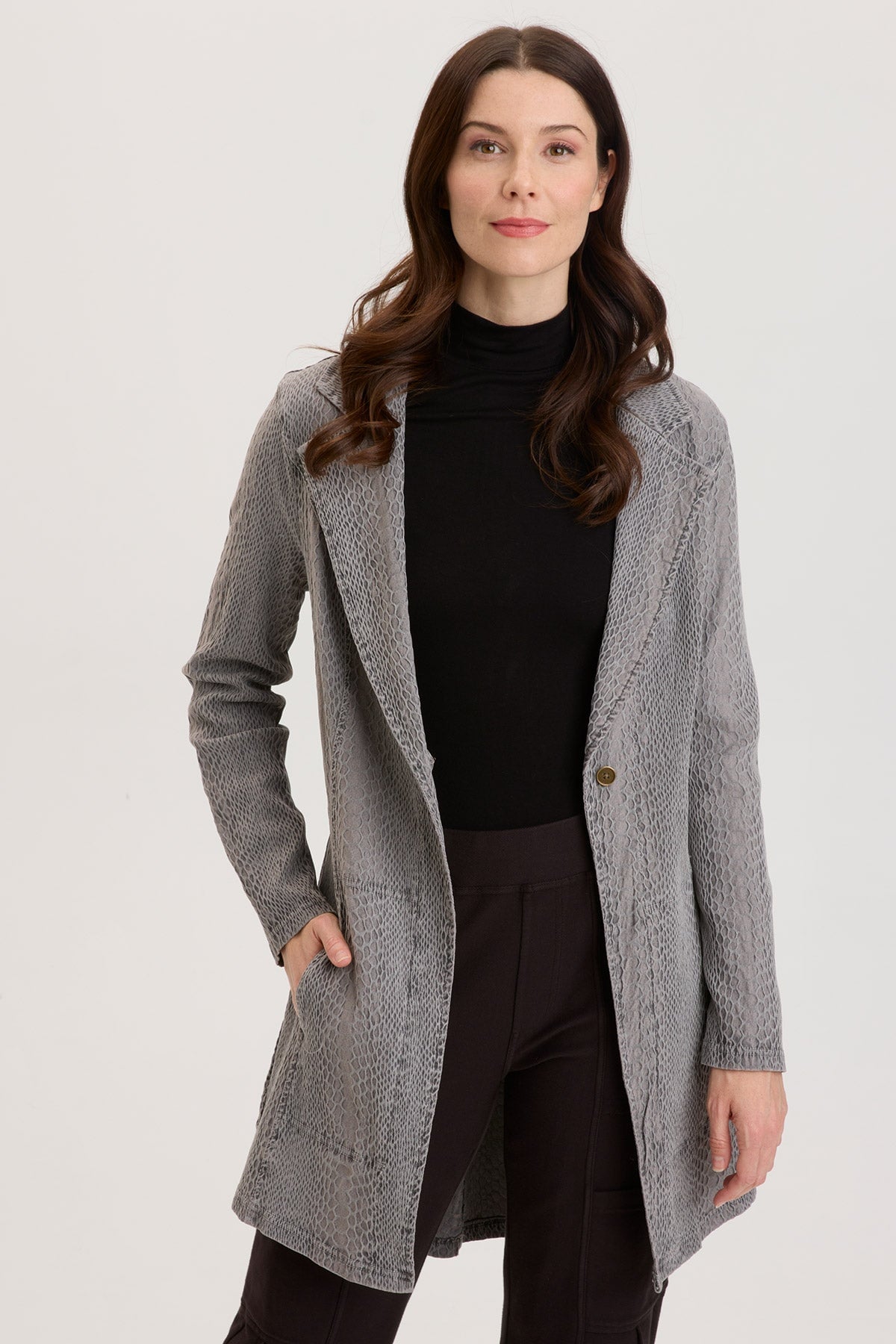 XCVI Rhodora Long Blazer
