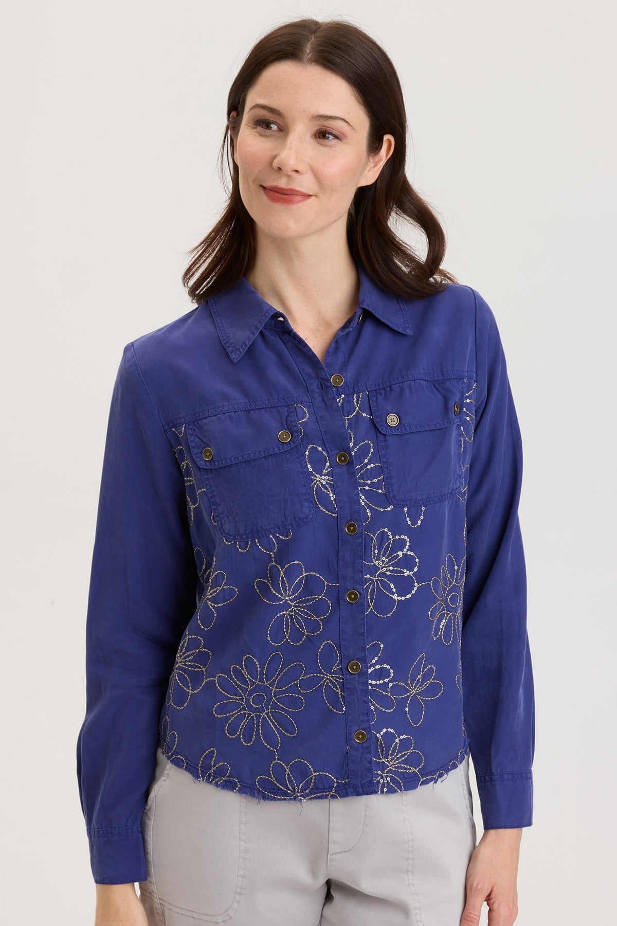 XCVI Paisley Shacket