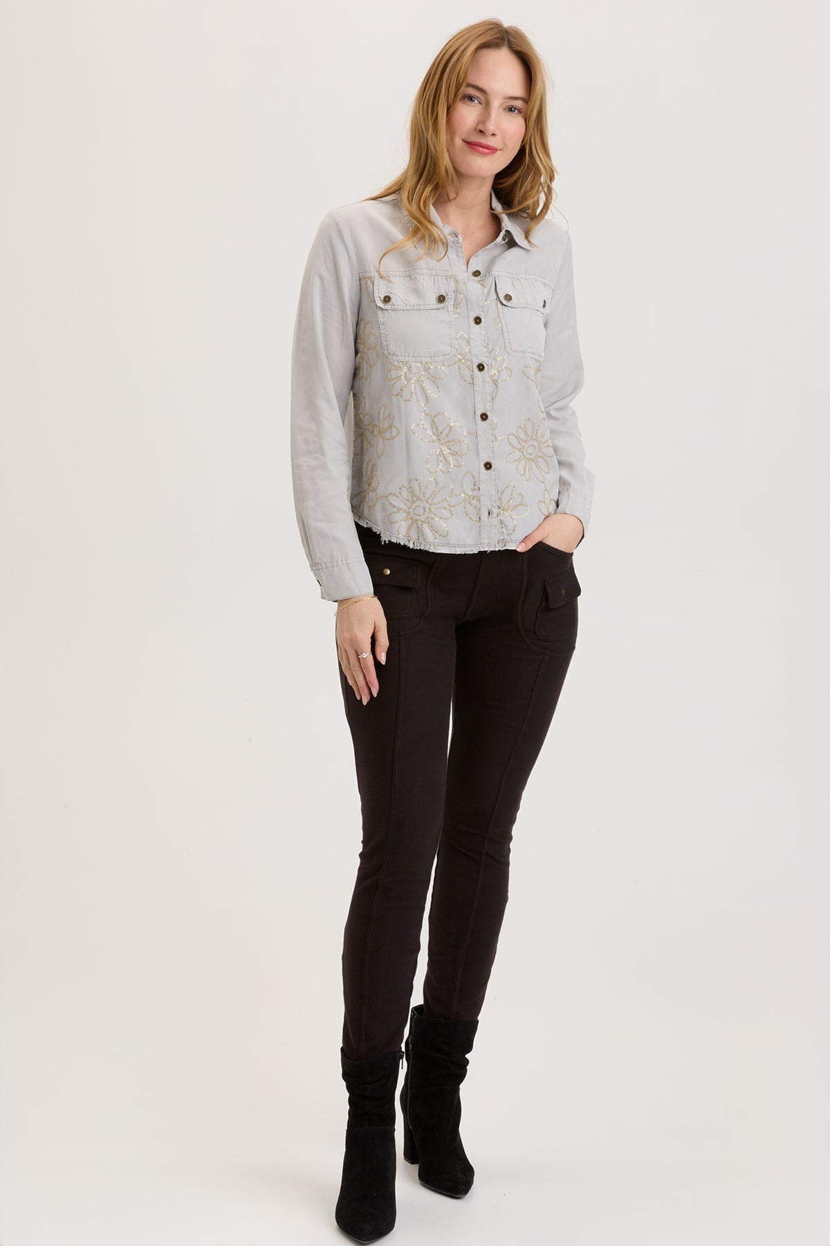 XCVI Paisley Shacket