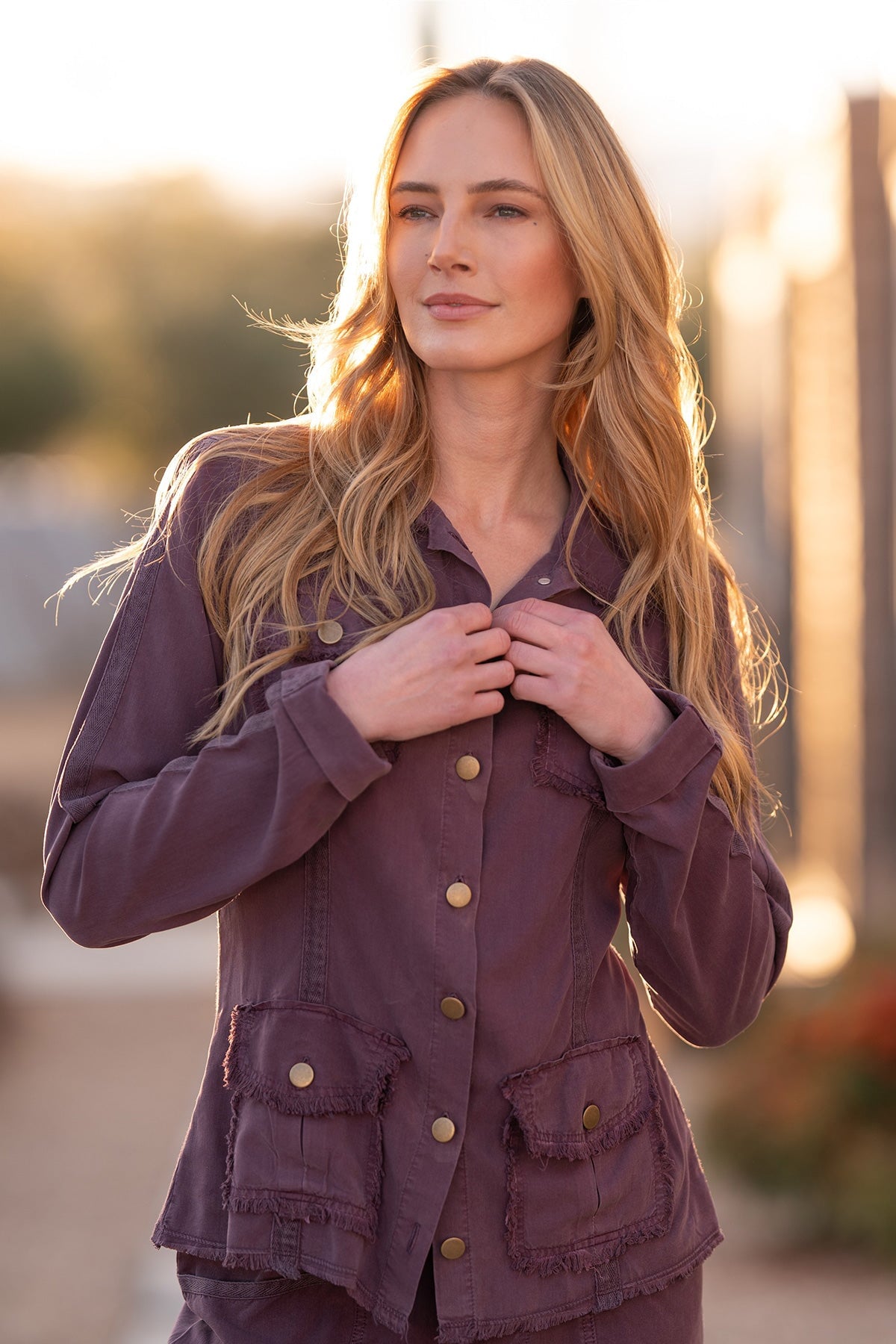 Wearables Twill Safari 4-Pocket Twill Jacket