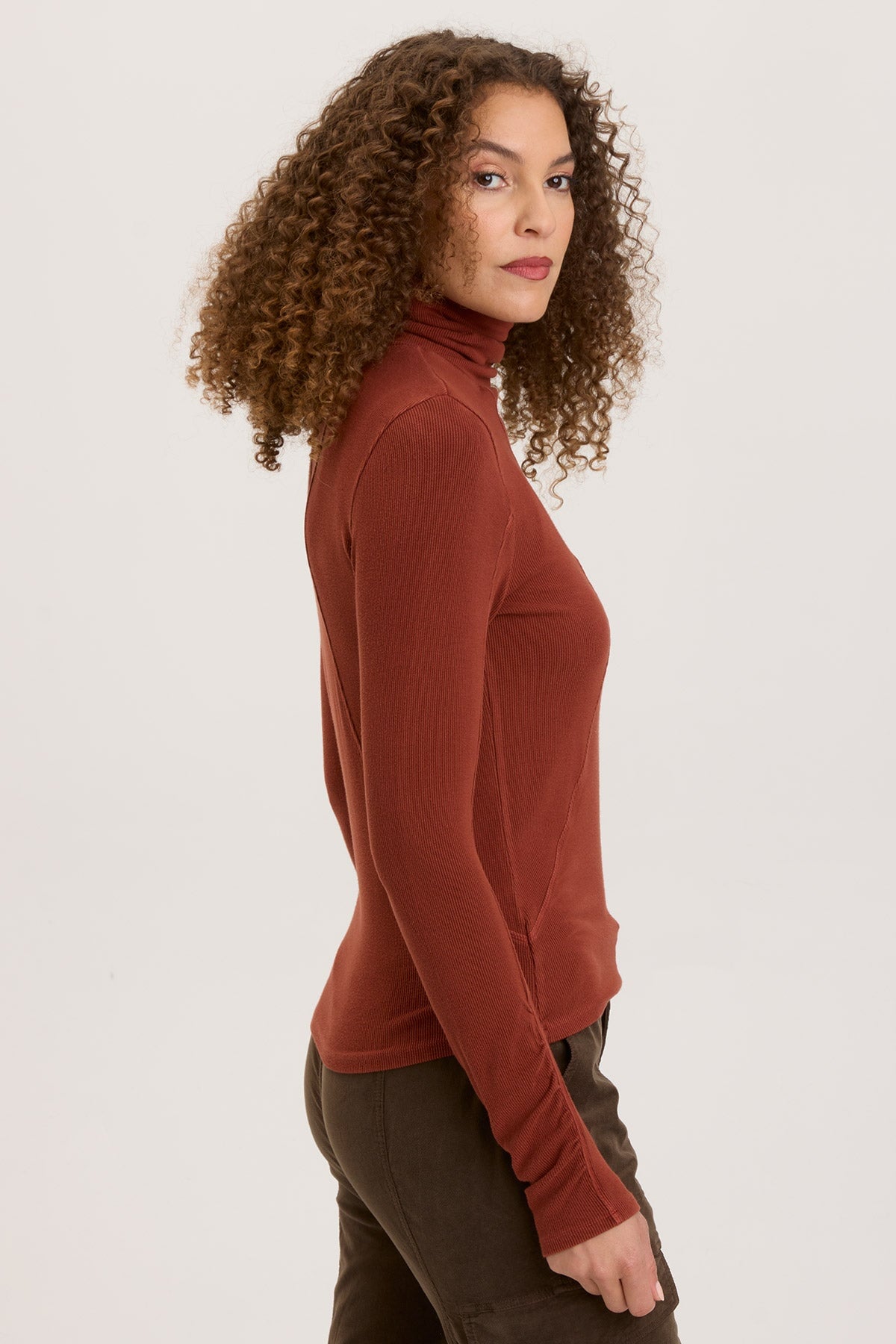 Wearables Rib Sorren Turtleneck