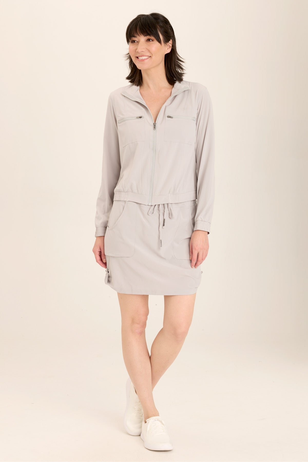 Wearables Quinn Active Ruched Bomber