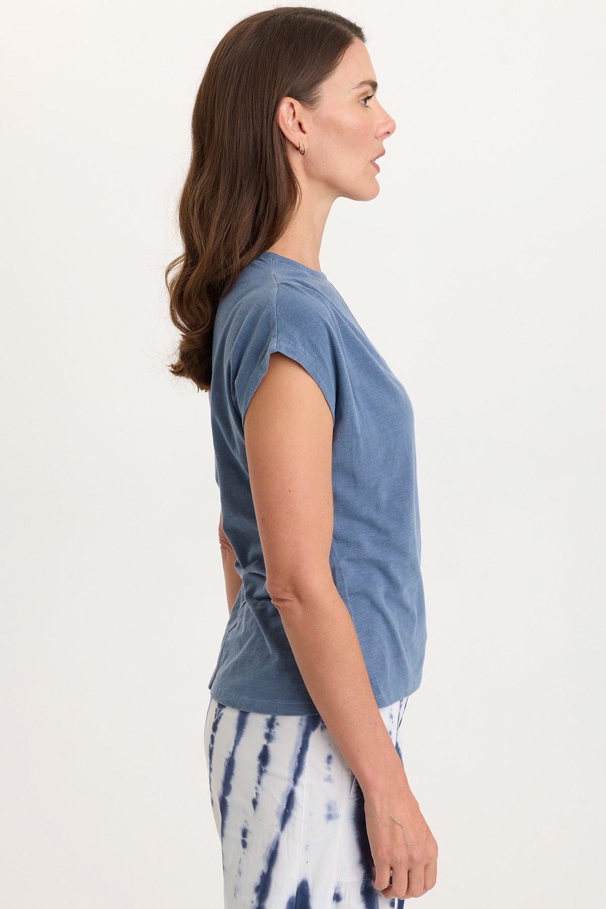 Wearables Arwen Soft Jersey Mock Neck Tee