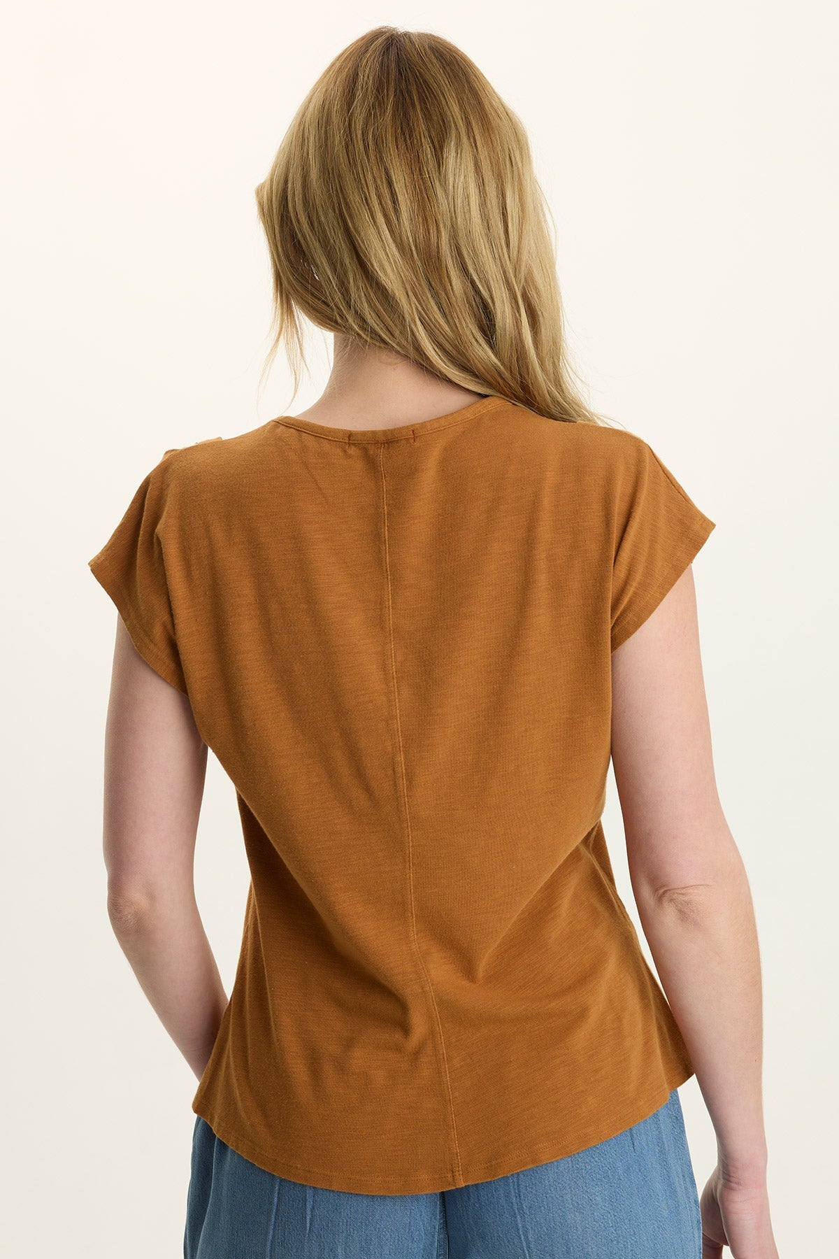 Wearables Arwen Soft Jersey Mock Neck Tee