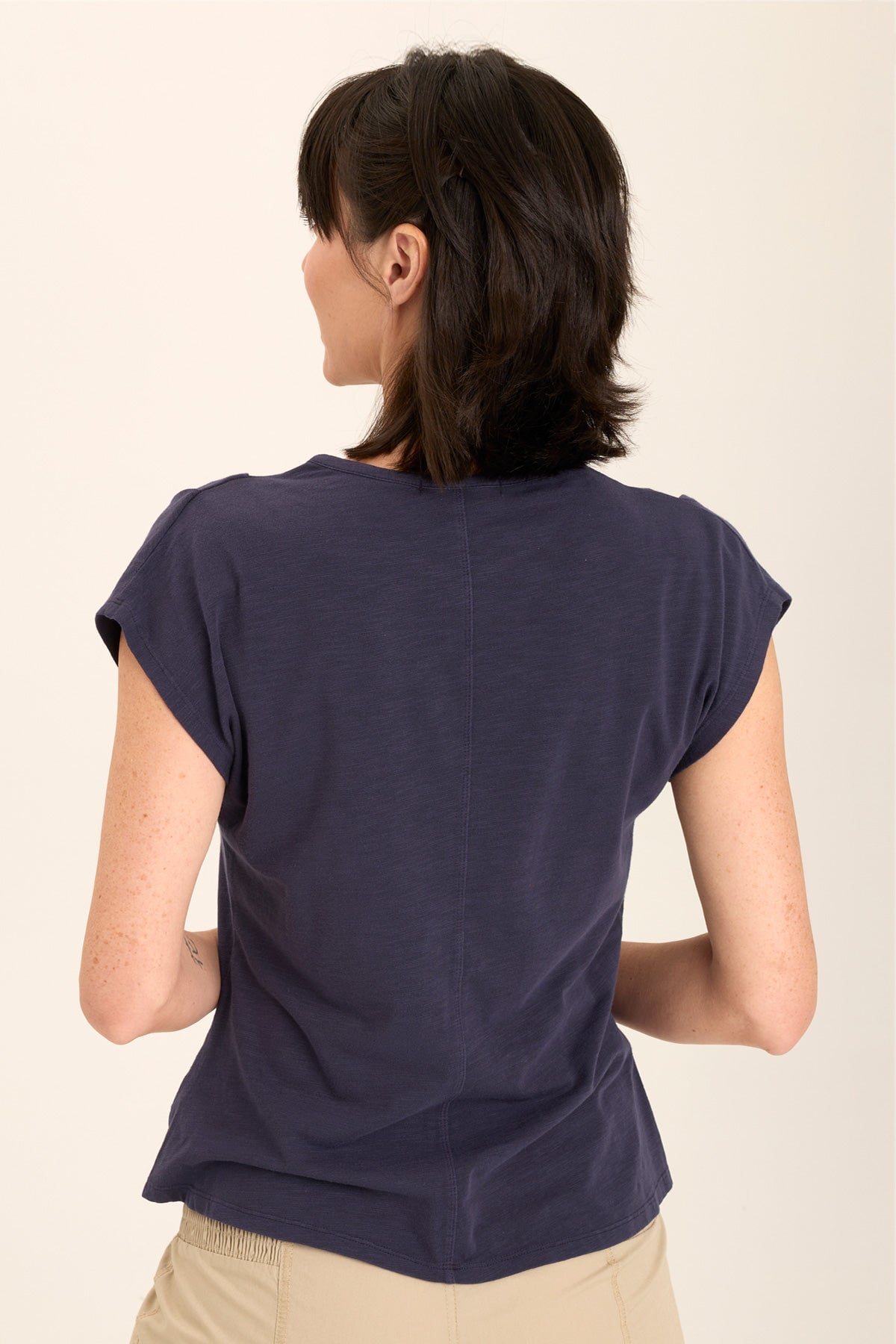 Wearables Arwen Soft Jersey Mock Neck Tee