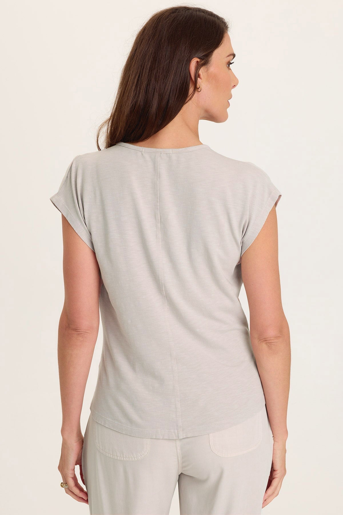 Wearables Arwen Soft Jersey Mock Neck Tee