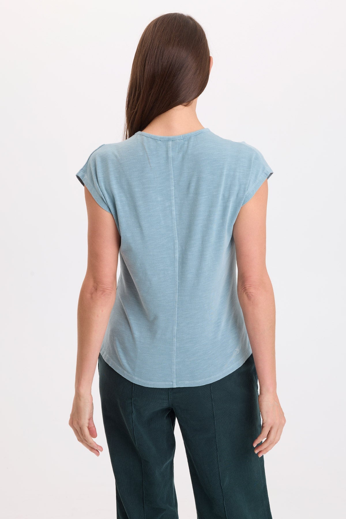 Wearables Arwen Soft Jersey Mock Neck Tee