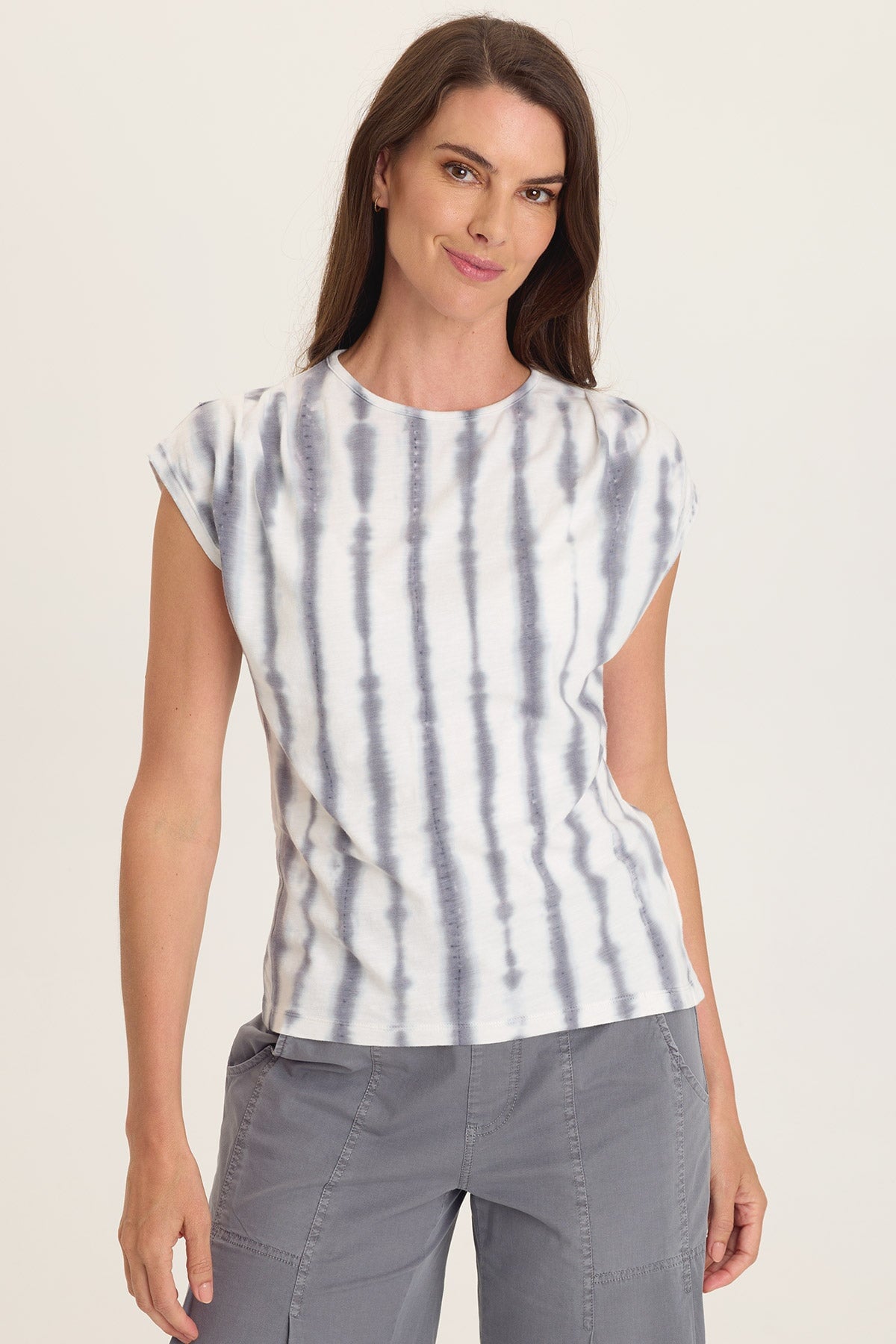 Wearables Arwen Soft Jersey Mock Neck Tee