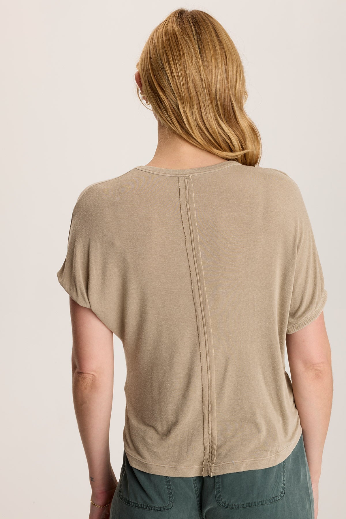 XCVI Valensi Soft Jersey Banded Sleeve Tee