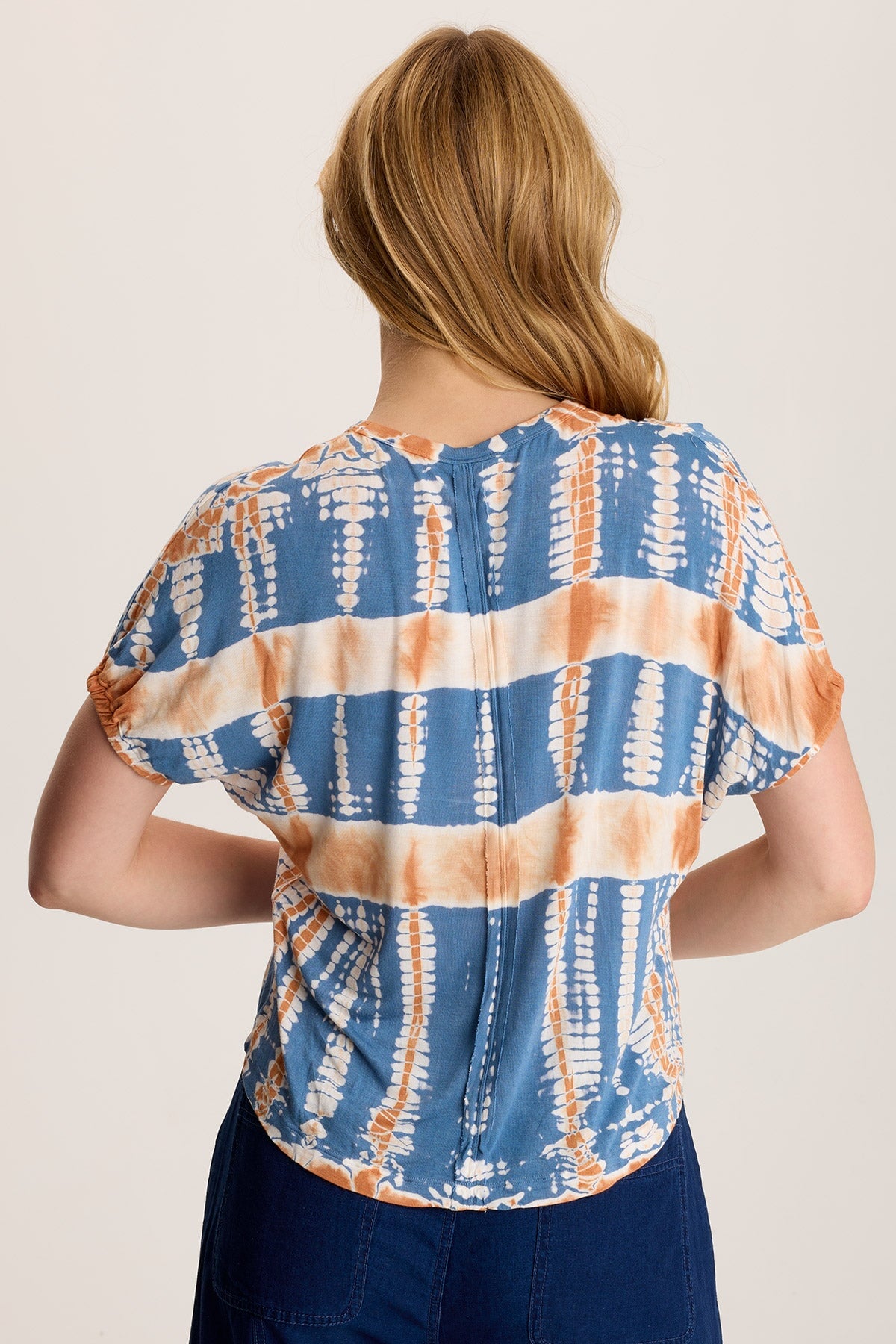 XCVI Valensi Soft Jersey Banded Sleeve Tee