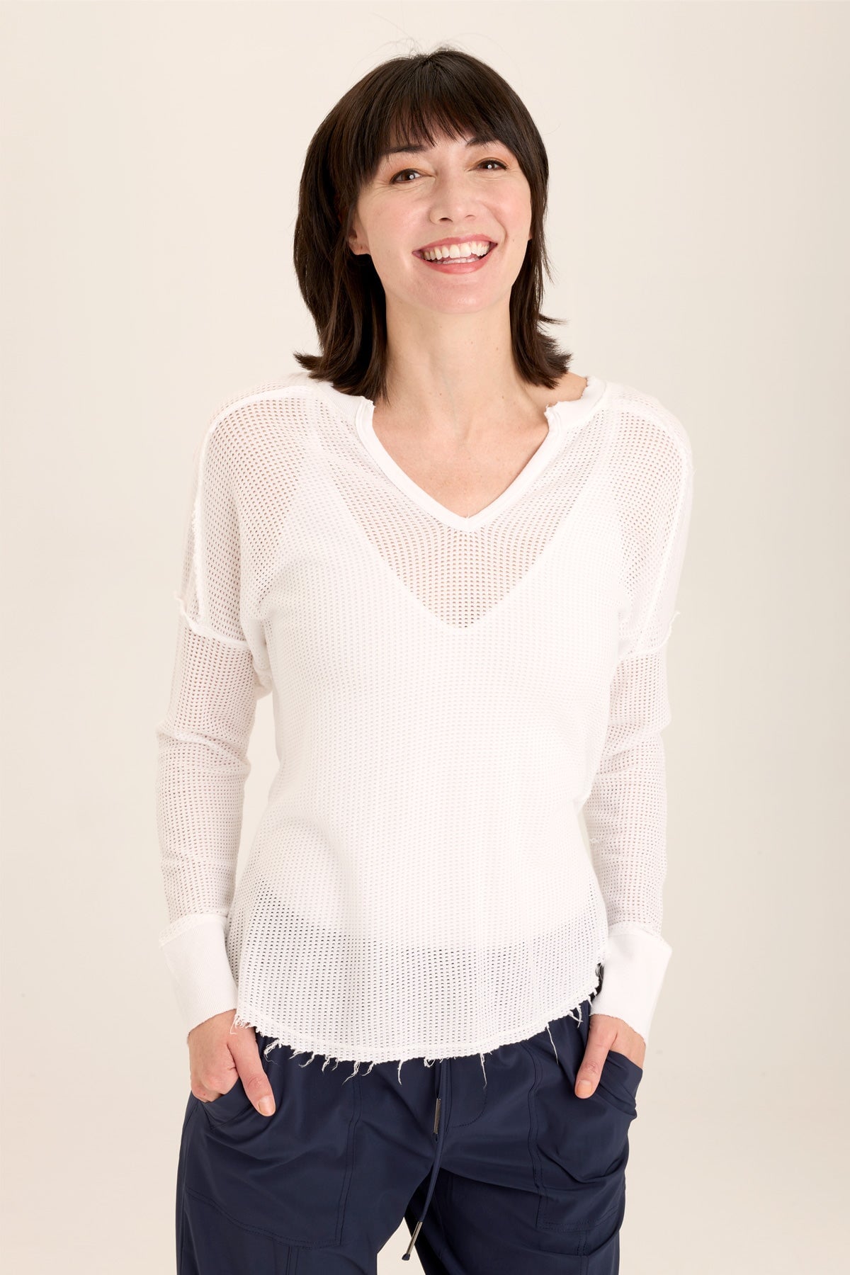 Wearables Mesh Bullock Pullover