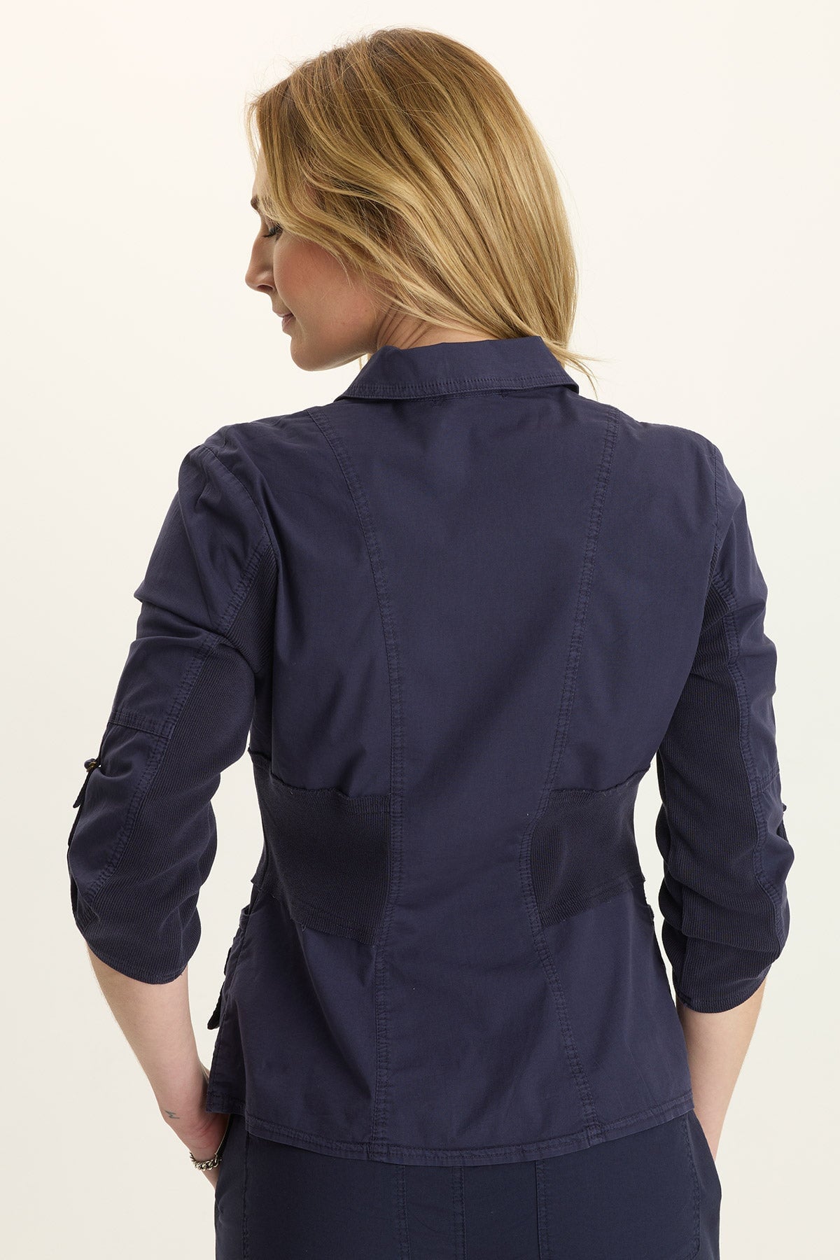 Wearables Wexel Poplin/Stretch Rib Fitted Cargo Jacket