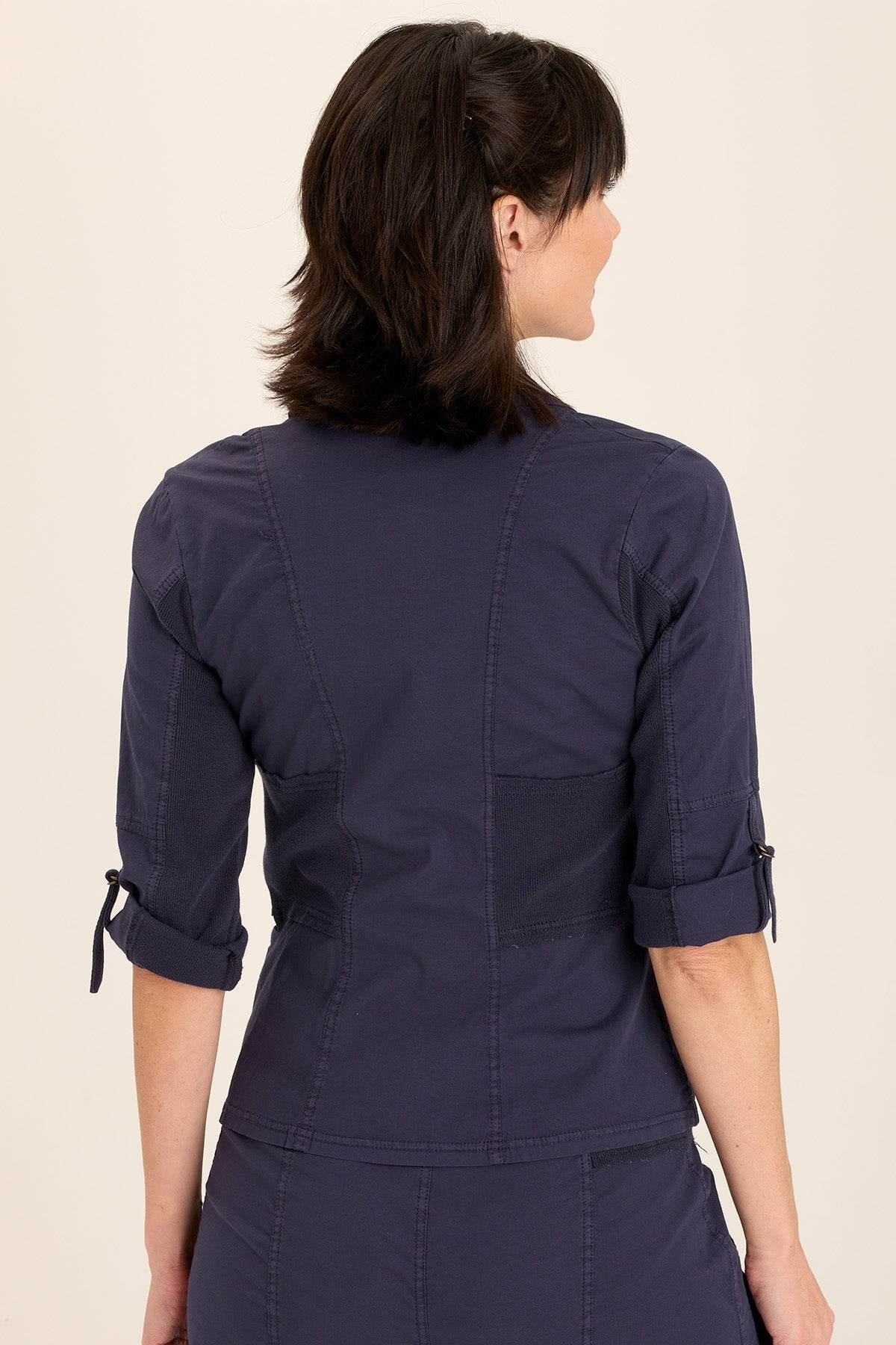 Wearables Wexel Poplin/Stretch Rib Fitted Cargo Jacket