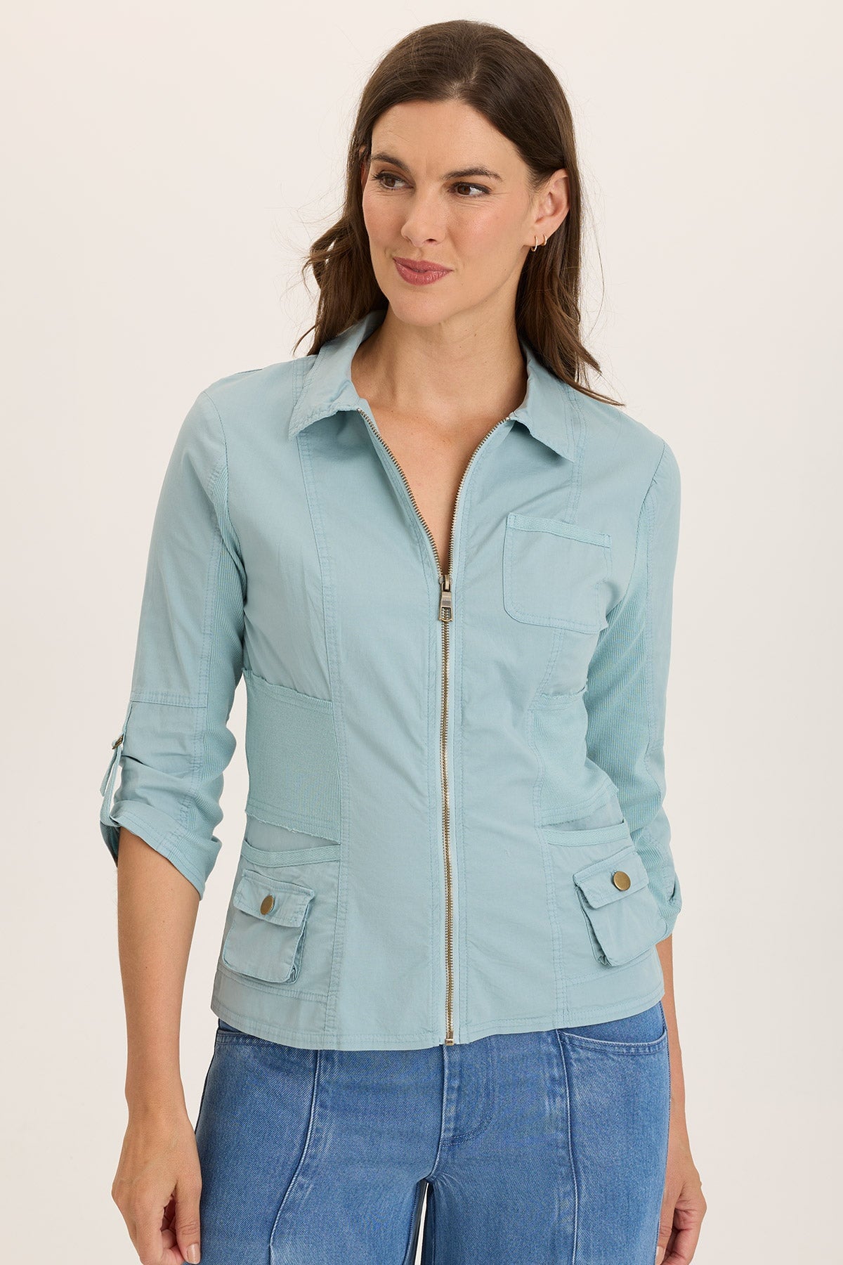 Wearables Wexel Poplin/Stretch Fitted Cargo Jacket