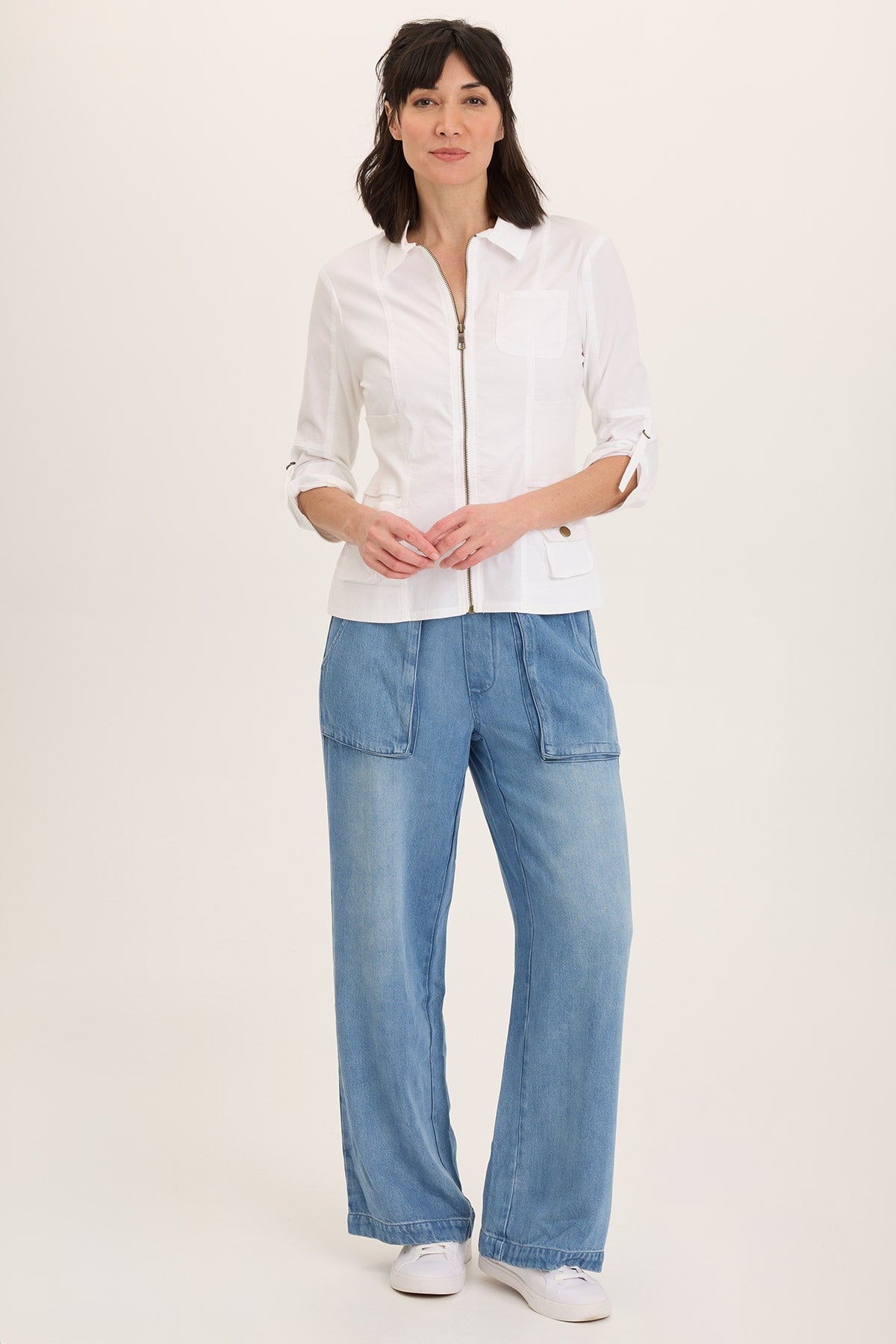 Wearables Linen Raphael Distressed Blazer