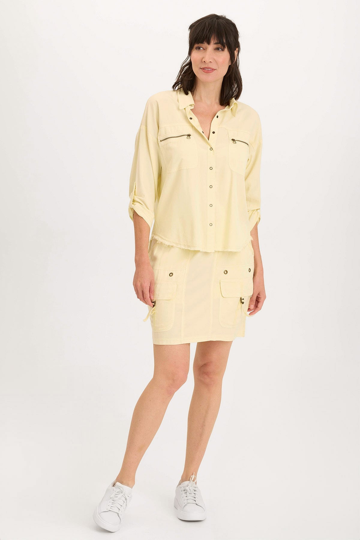 Wearables Leto Twill Cargo Mini Skirt