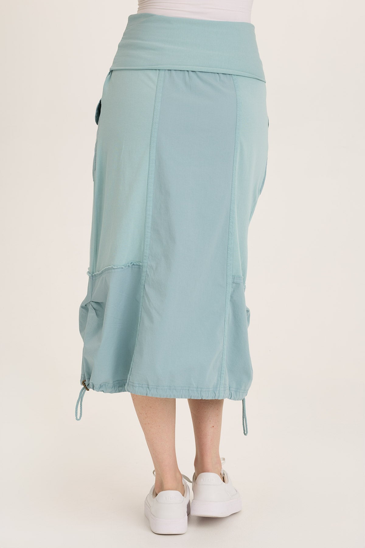 Wearables Marconi Cargo Cinch Bubble Hem Midi Skirt