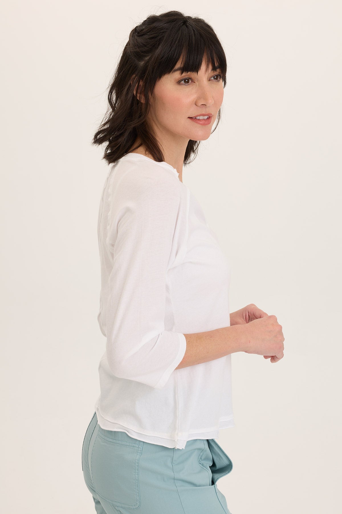 Wearables Maven Jersey 3/4-Sleeve V-Neck Tee