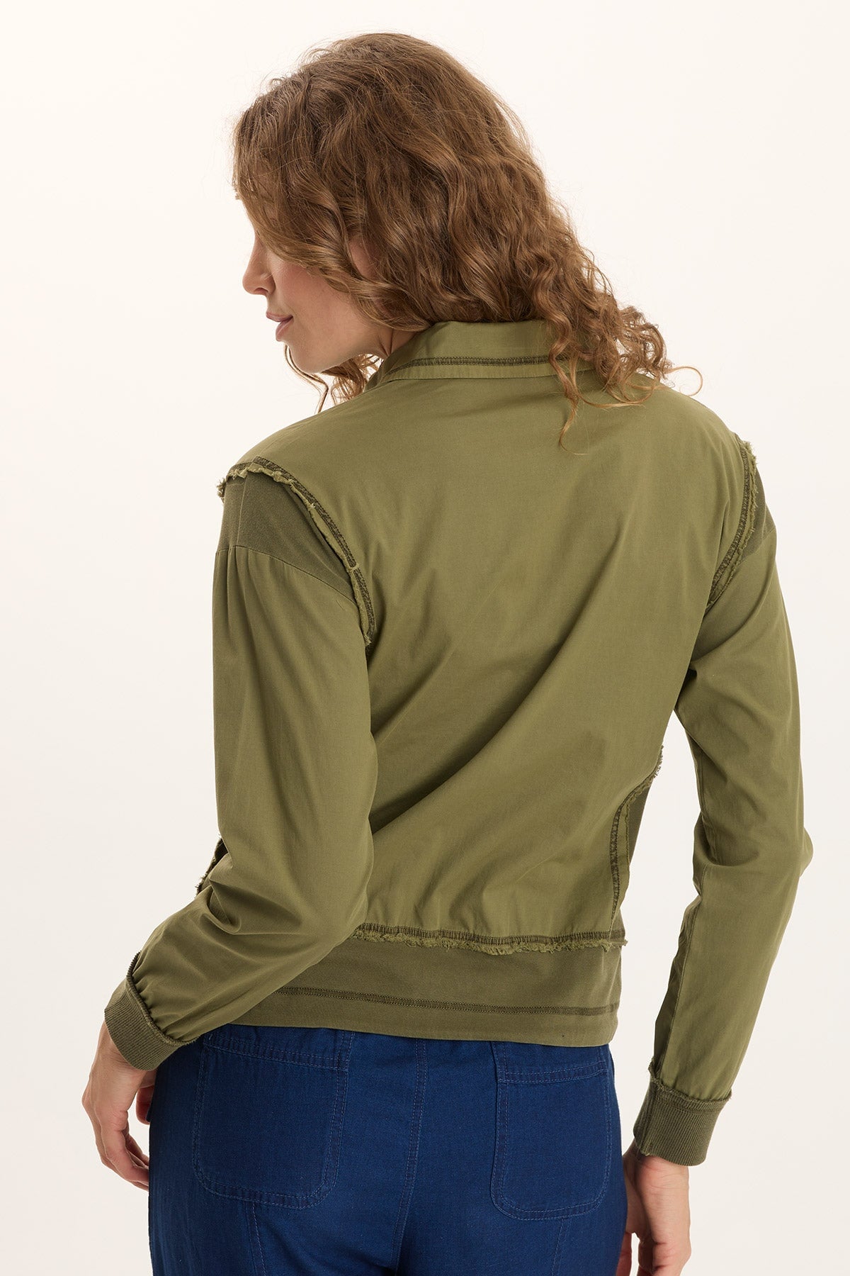 XCVI Ari Poplin Adjustable Cargo Bomber