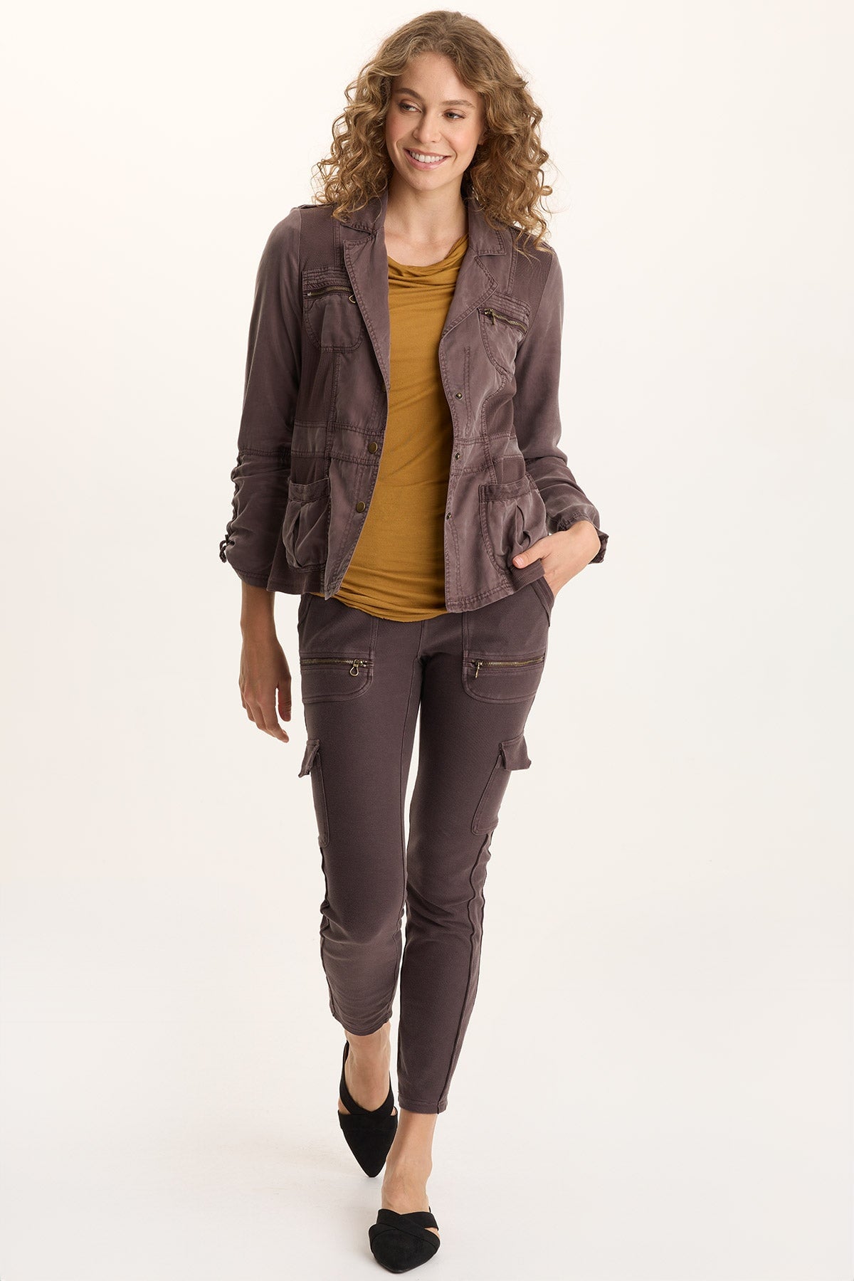 XCVI Jesper Soft Twill Utility Jacket